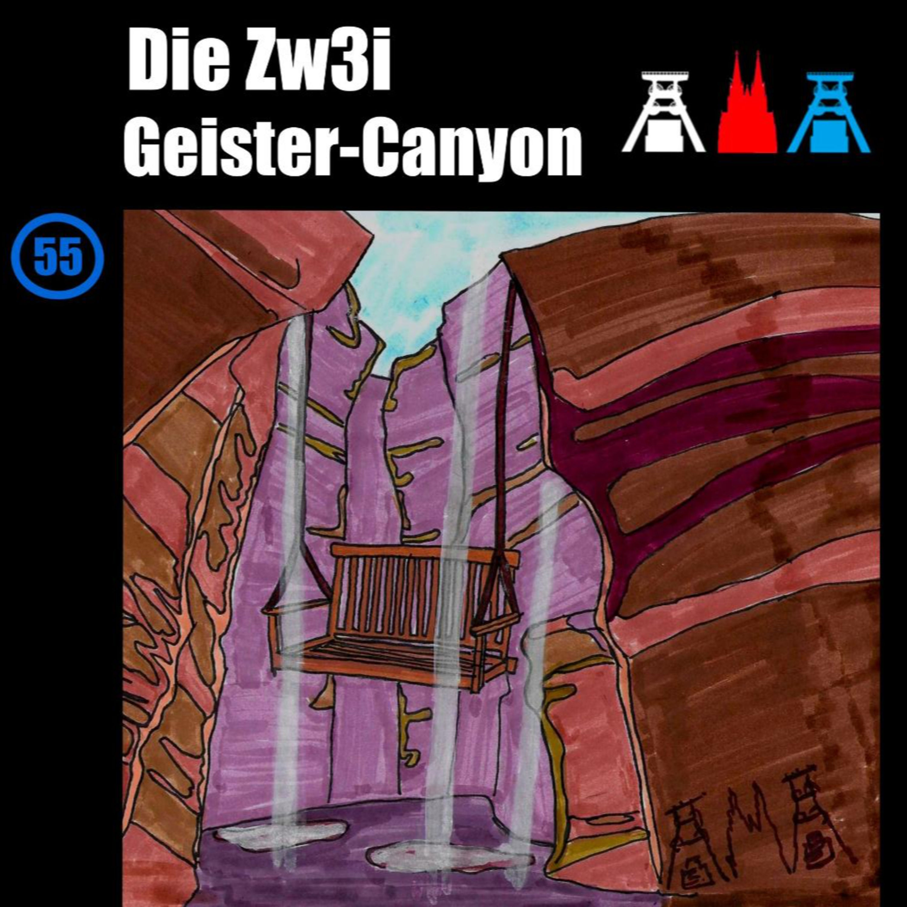 #55 - Die drei ??? - Geister-Canyon - feat. "Die tosende Hollywoodschaukel"