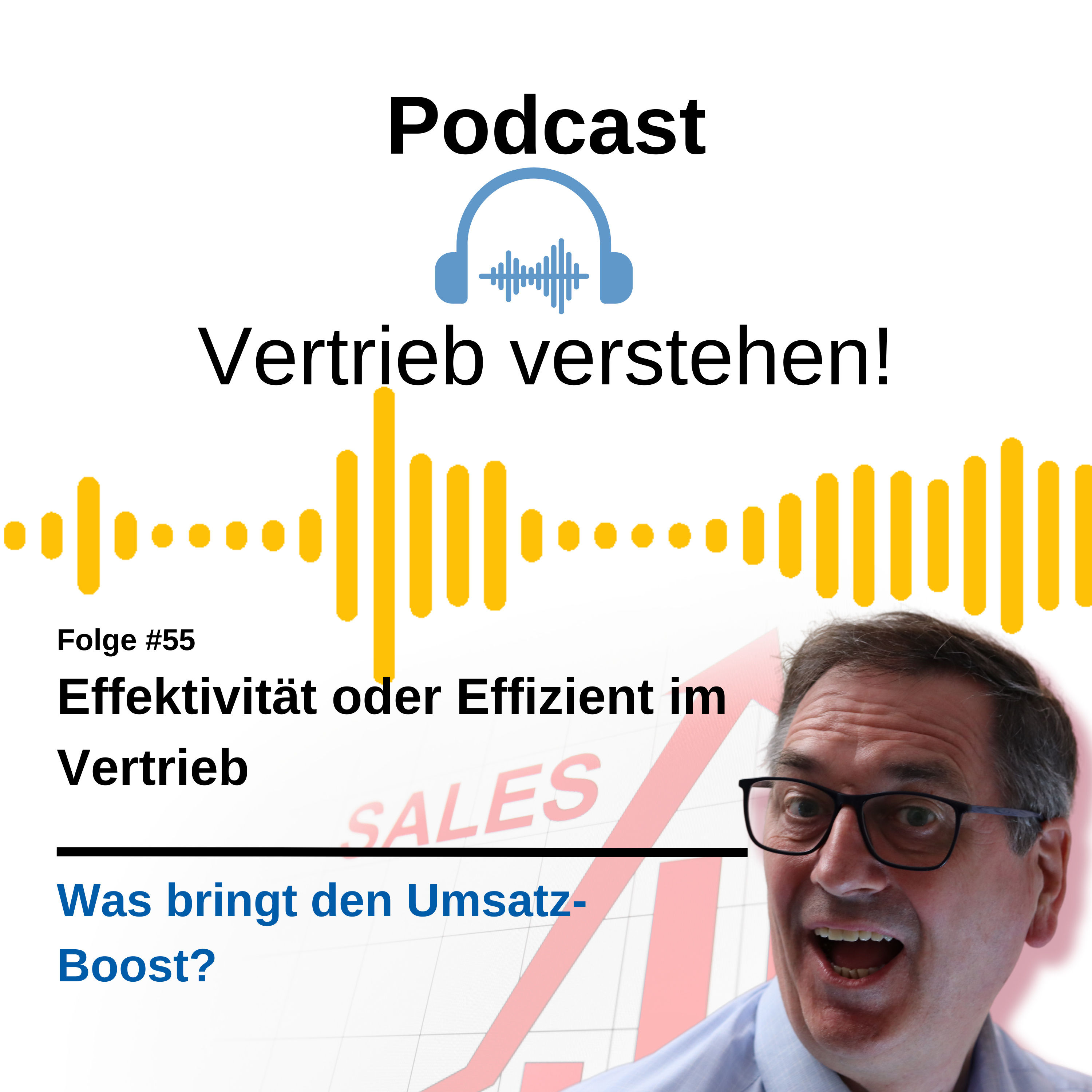 #55 Vertriebseffektivität und -effizienz: So steigerst du dein Wachstum!