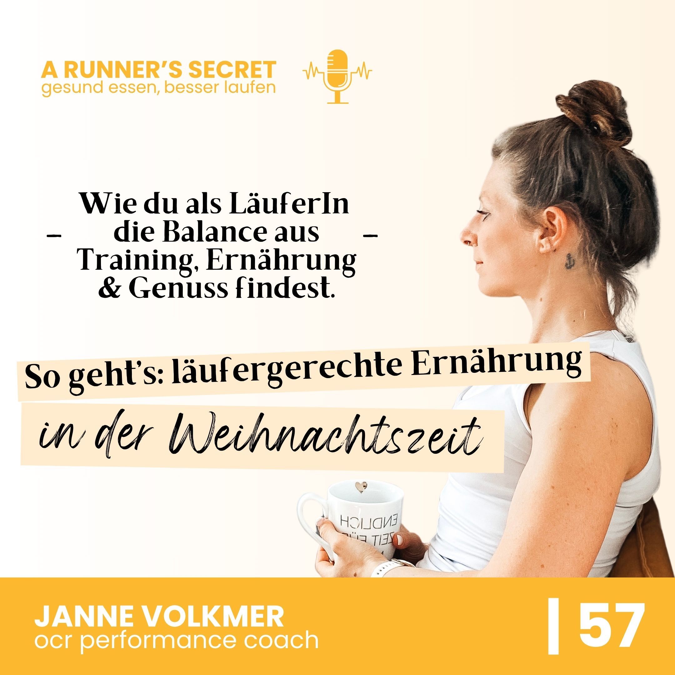 57 | Läufergerechte Ernährung in der Weihnachtszeit - So findest du die Balance aus Training, Ernährung & Genuss