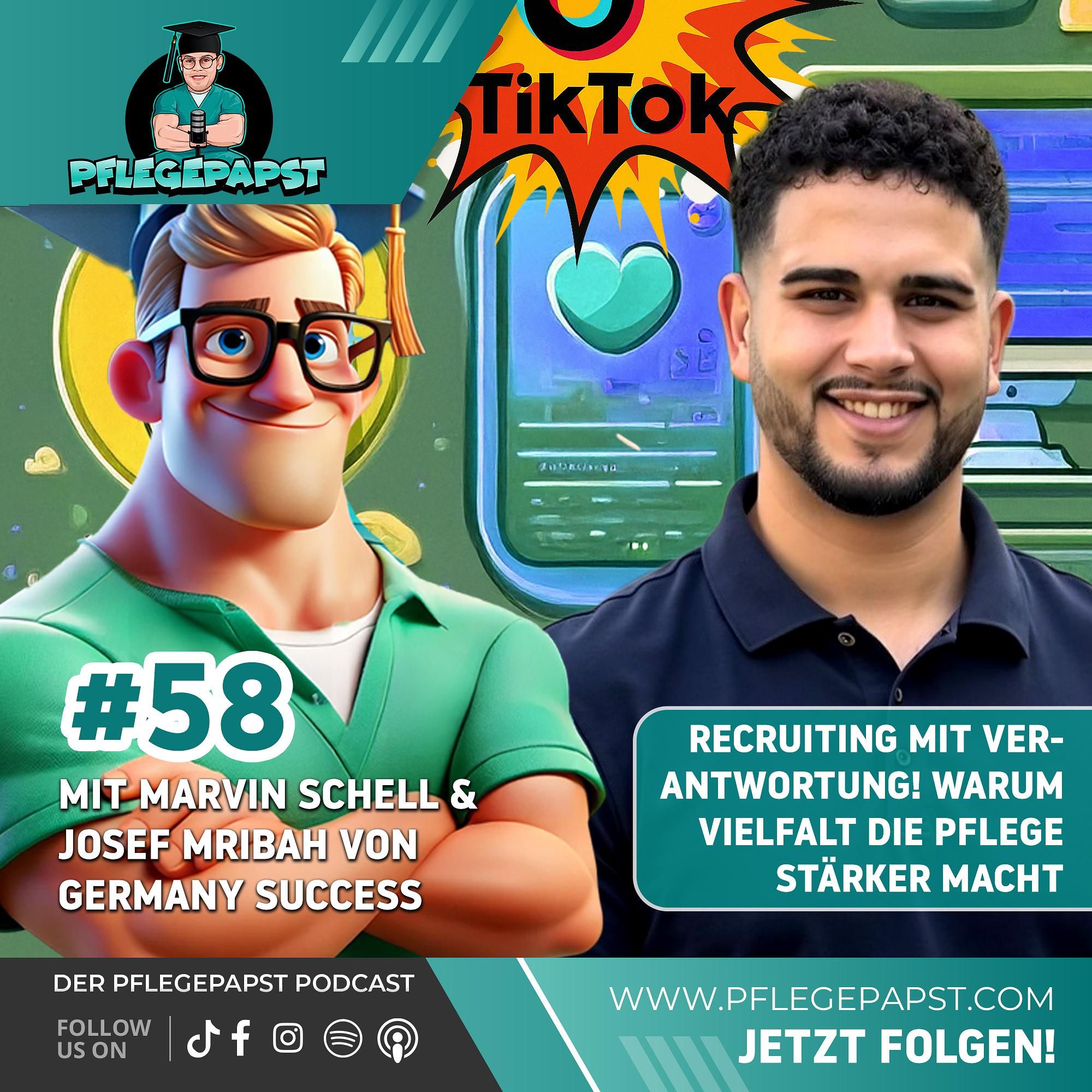 #58 Die Zukunft der Pflege ist bunt - Warum wir Migration brauchen! Mit Josef Mribah