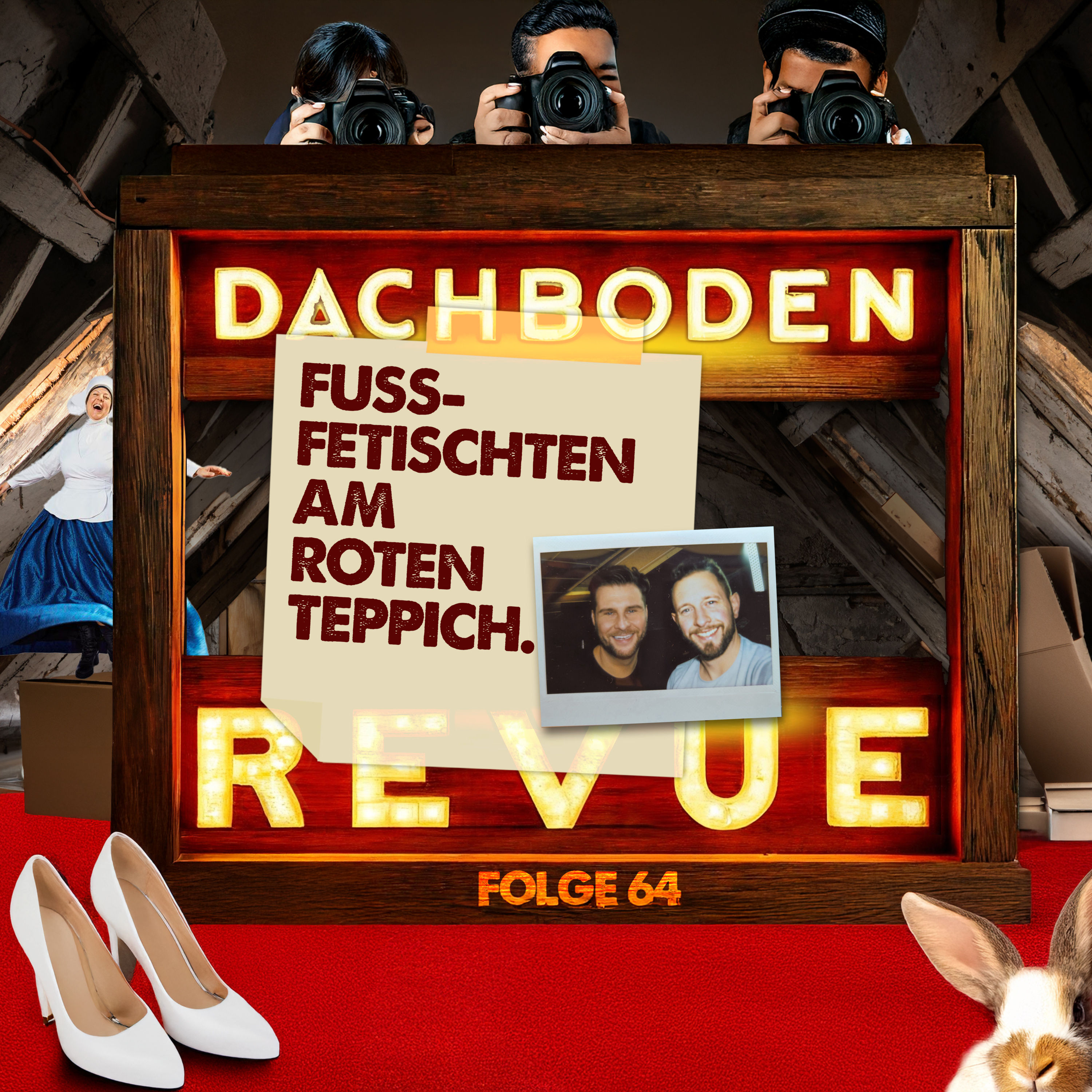 #64, Fussfetischisten auf dem Roten Teppich
