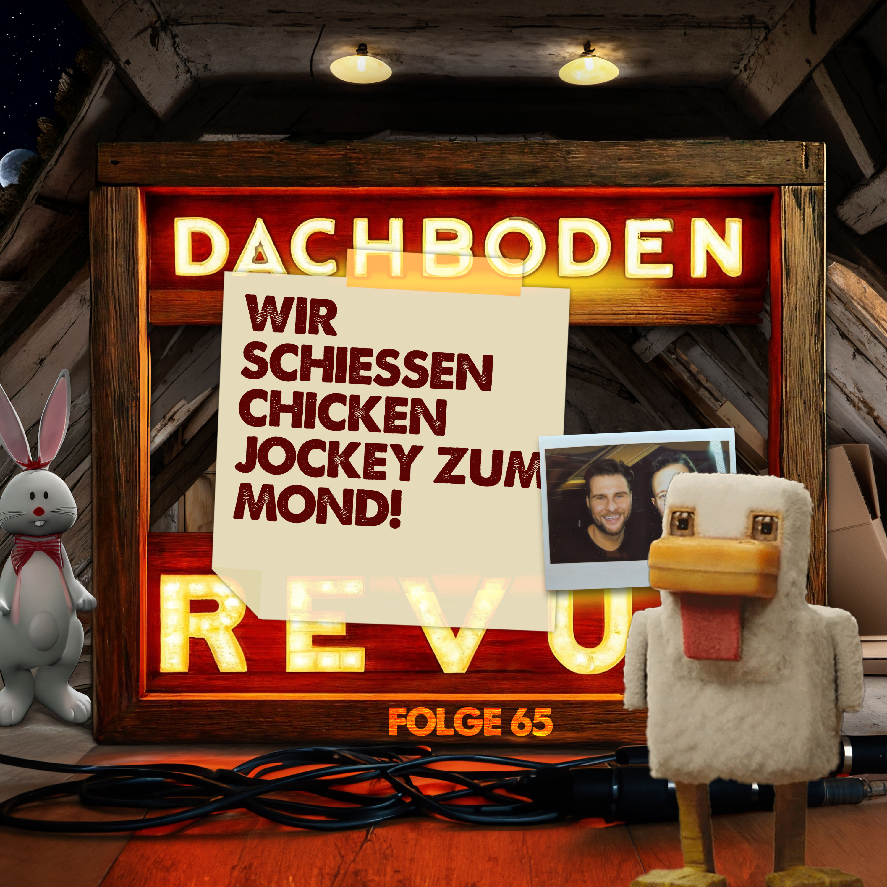 #65, Wir schießen Chicken Jockey auf den Mond!