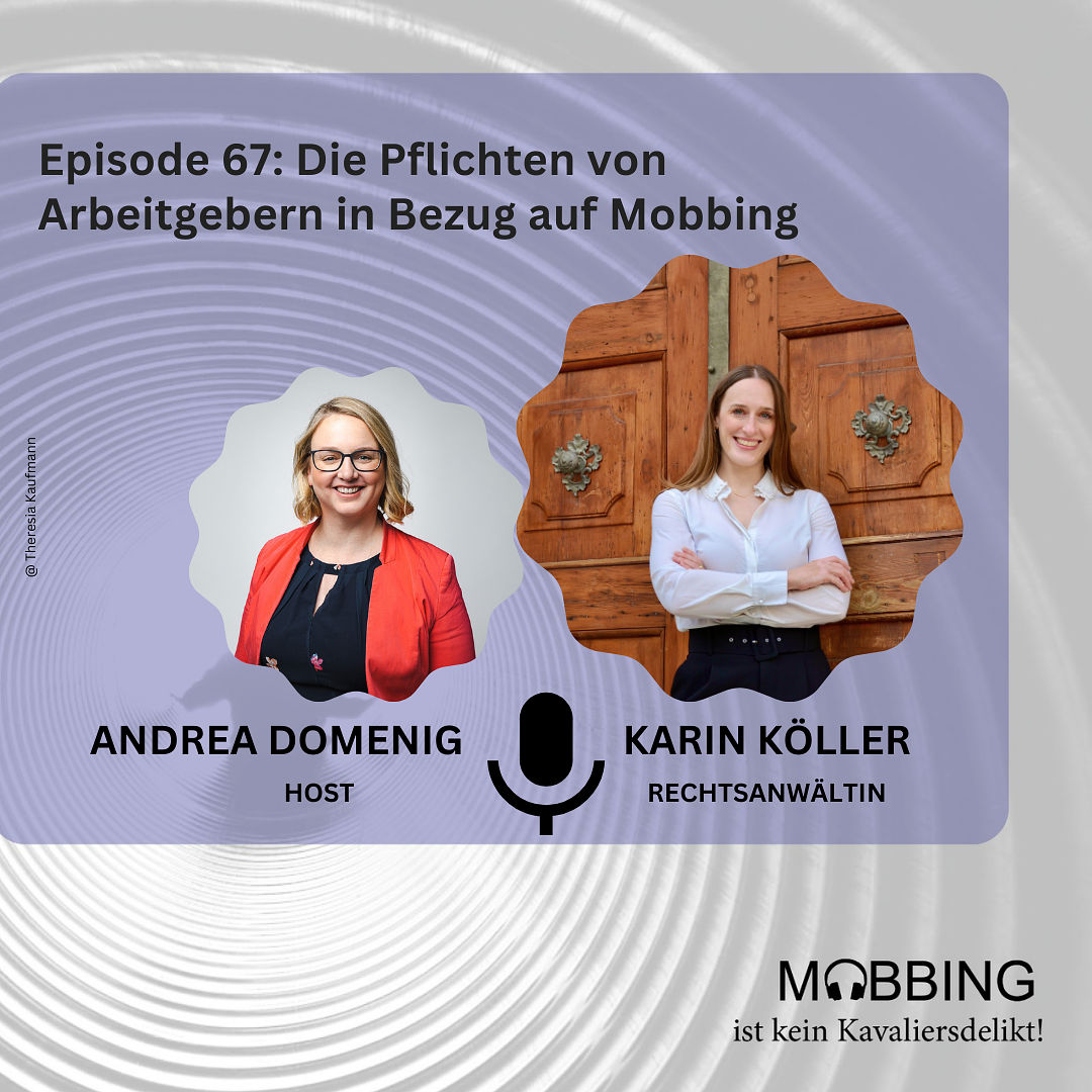 #67:Rechtsanwältin Karin Köller über die Pflichten von Arbeitgebern in Bezug auf Mobbing