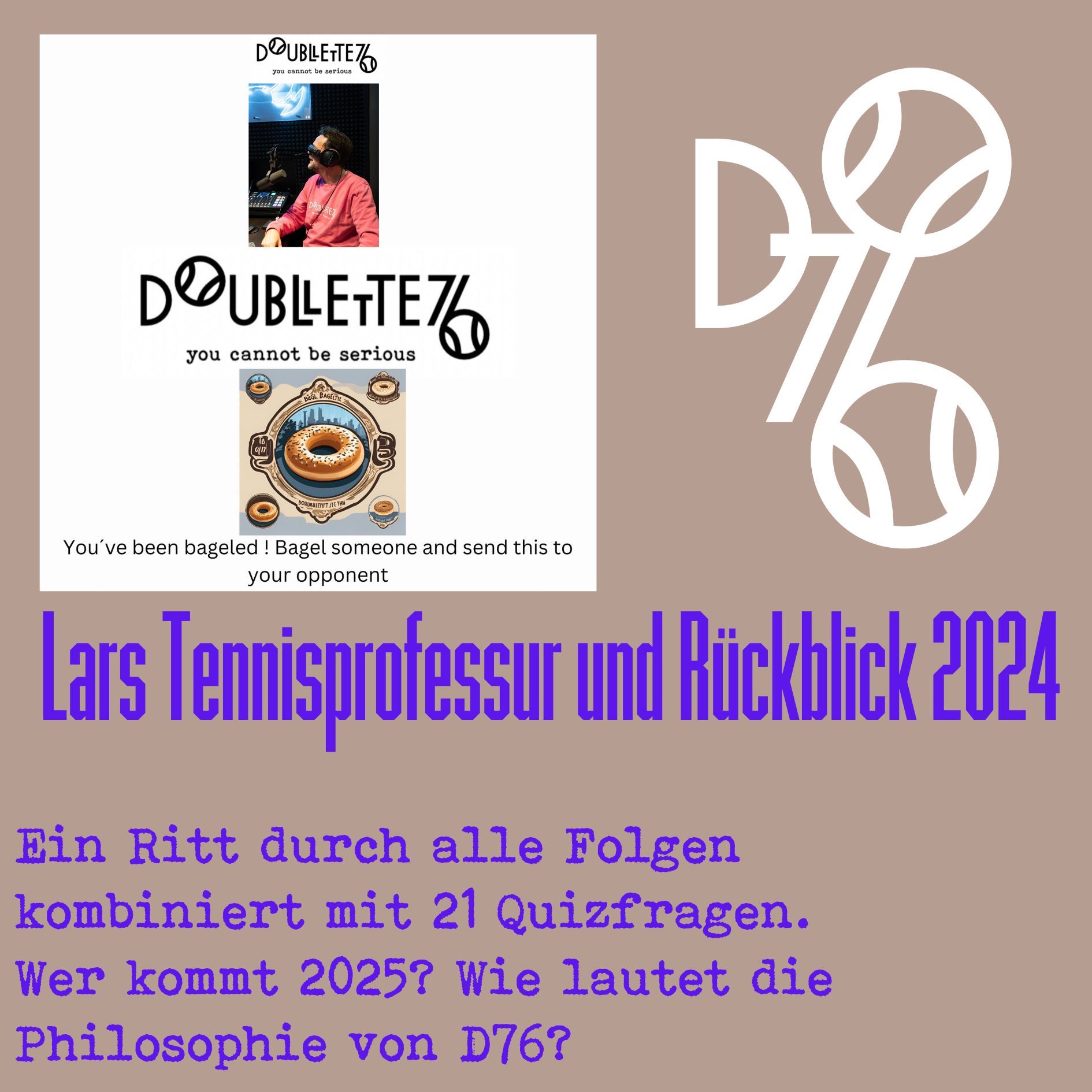 69 Lars Tennisprofessur und Rückblick 24 /Ausblick 25