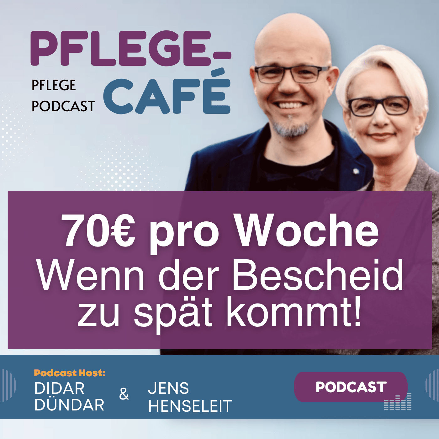 70€ wenn der Bescheid zu spät kommt!