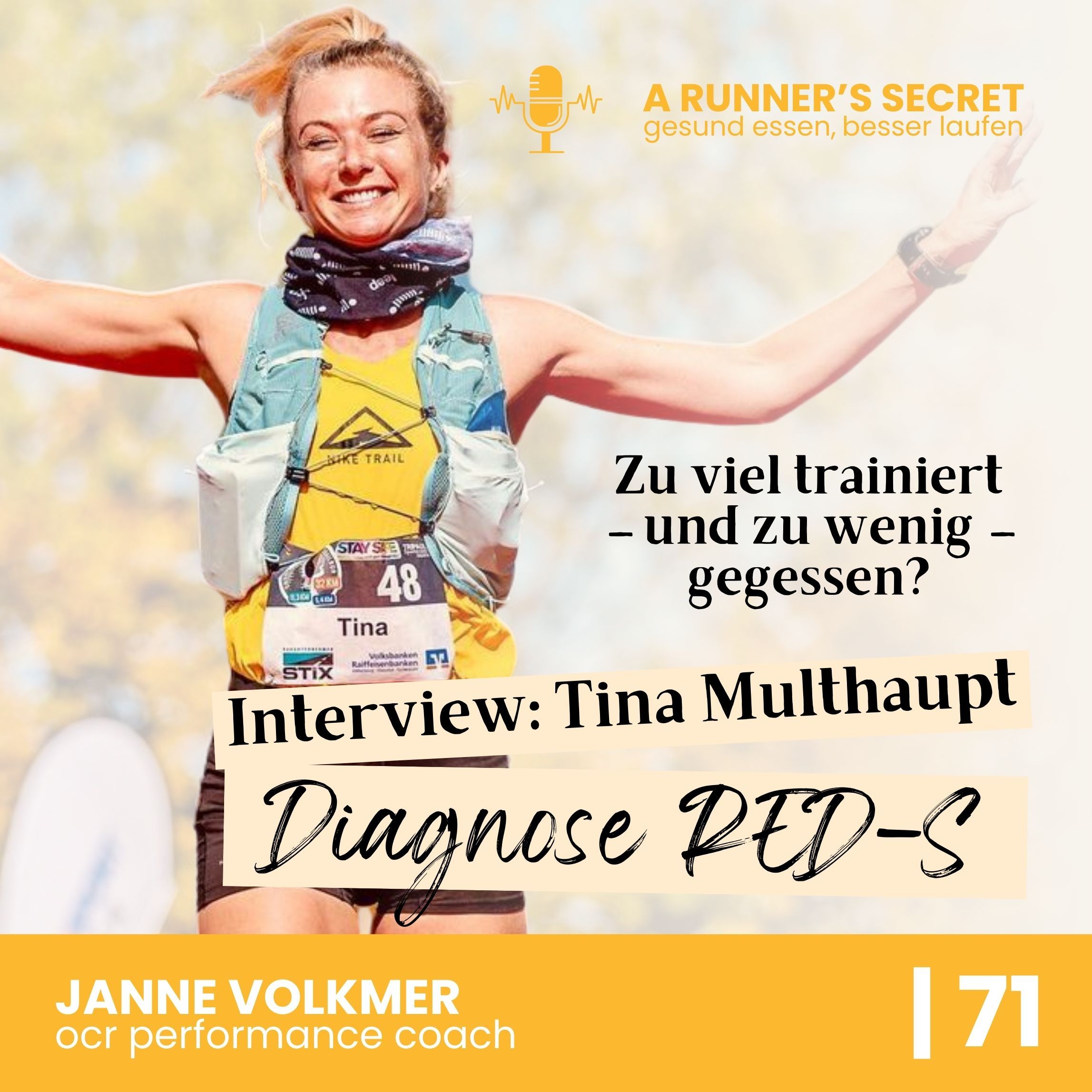 71 | Diagnose RED-S: Zu viel trainiert, zu wenig gegessen - Interview mit Tina Multhaupt