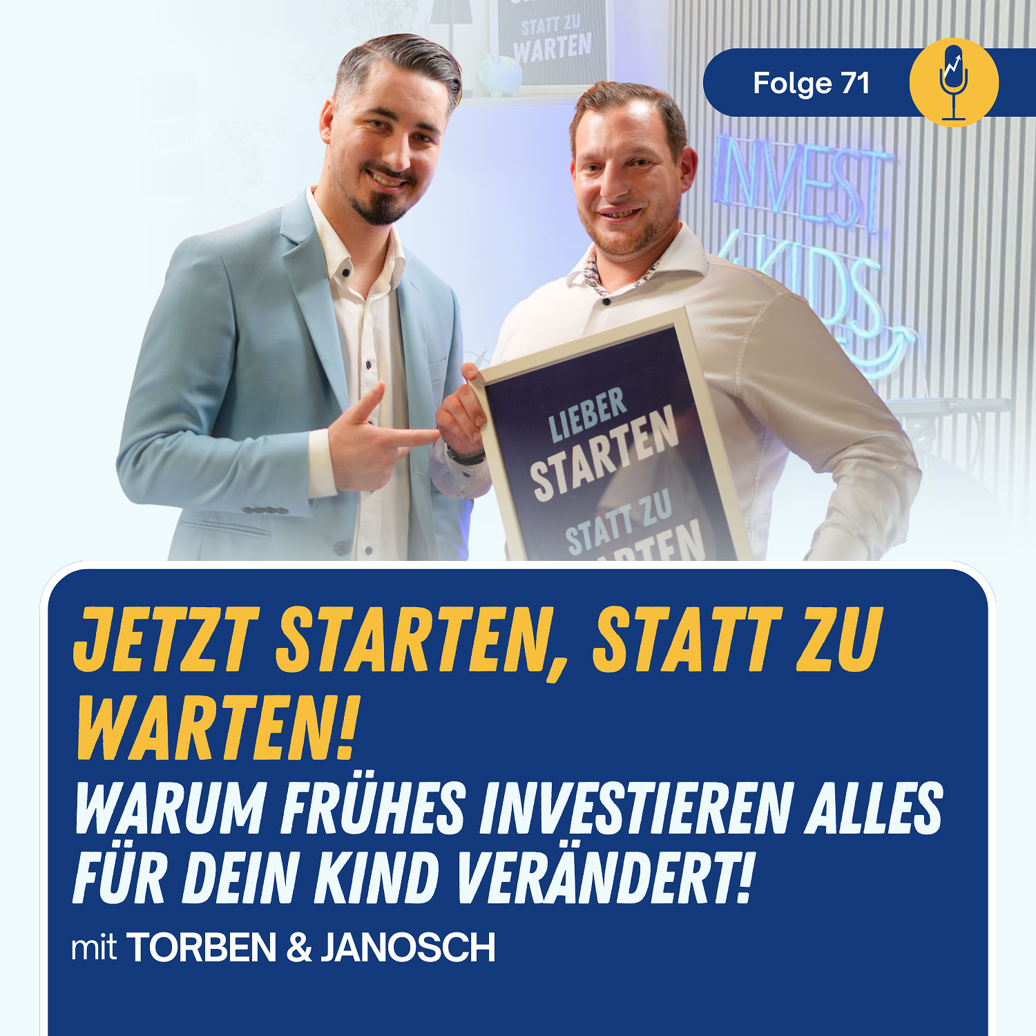 #71 Jetzt Starten, statt Warten! Warum frühes Investieren alles für dein Kind verändert!
