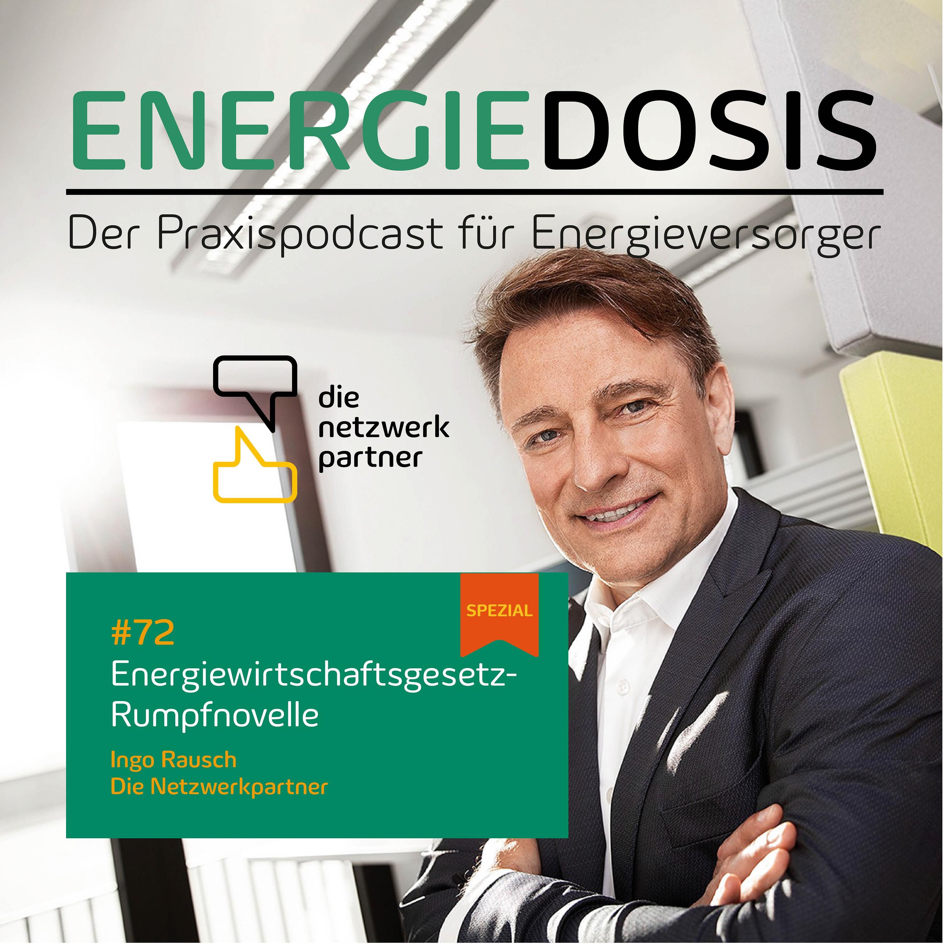 72: Energiewirtschaftsgesetz-Rumpfnovelle – Ingo Rausch, Die Netzwerkpartner (Spezial)