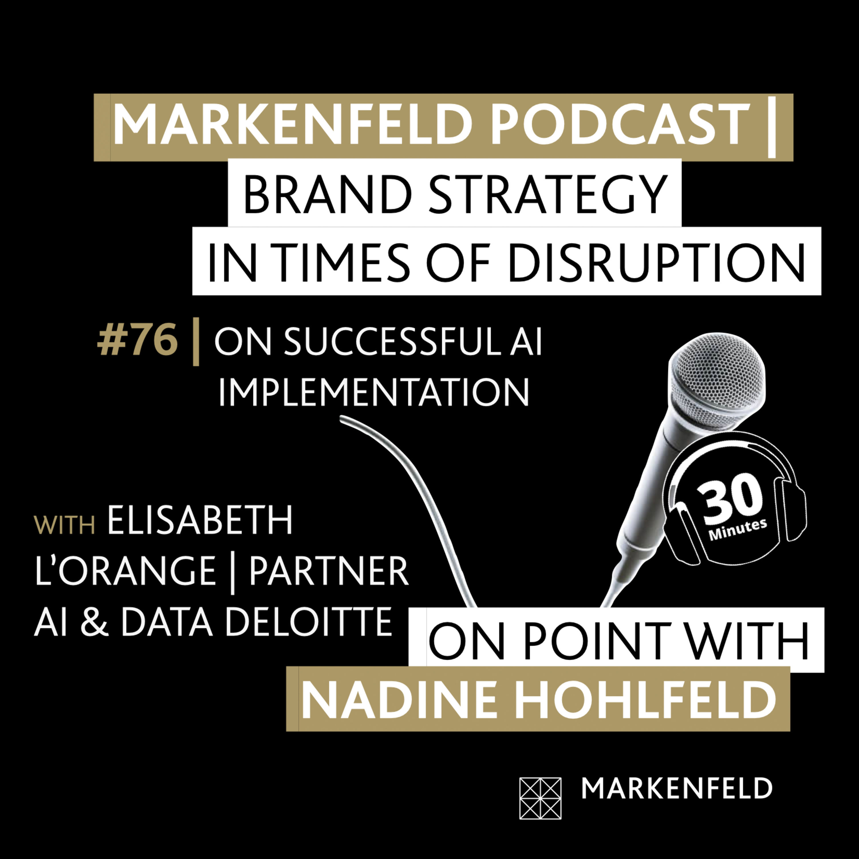 đ„ 76 | ON SUCCESSFUL AI IMPLEMENTATION with ELISABETH L'ORANGE (PARTNER AI & DATA DELOITTE)