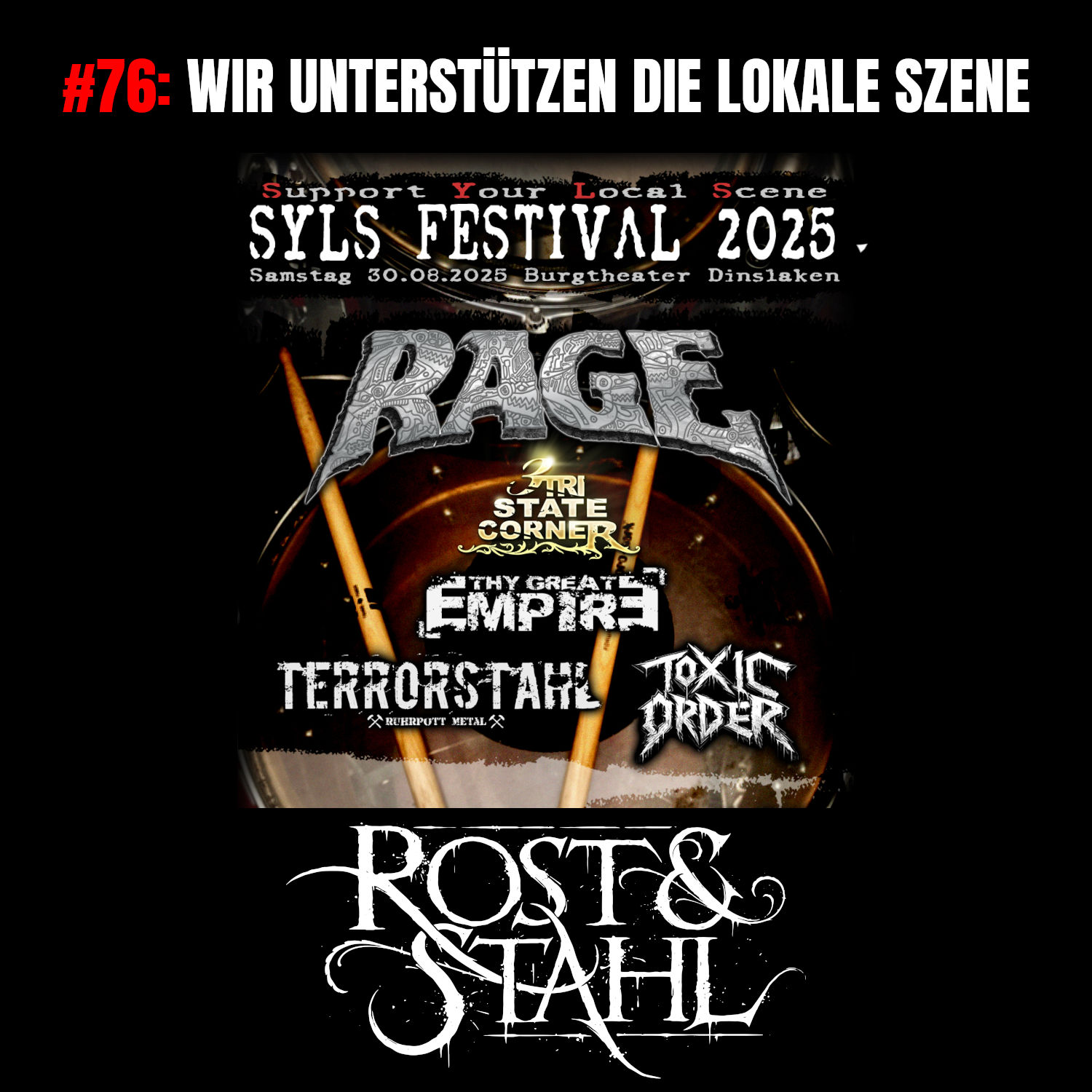 #76: Wir unterstützen die lokale Szene