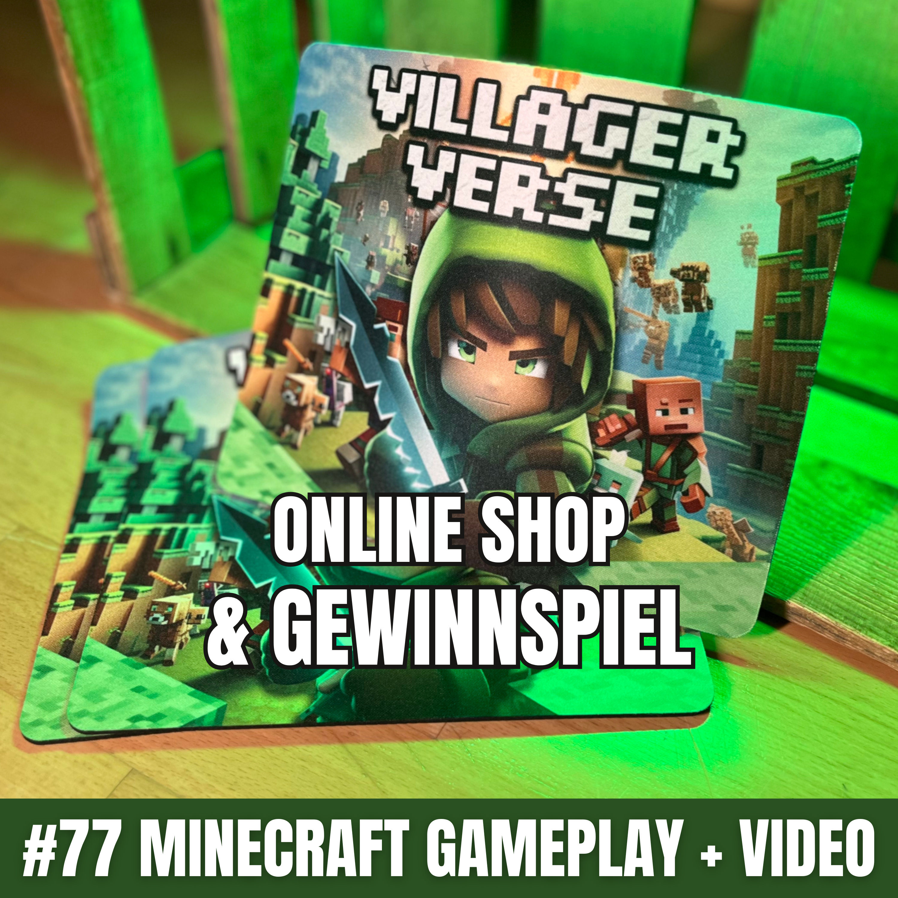 #77 🛒 Gewinnspiel und VillagerVerse-Shop! | Minecraft Podcast