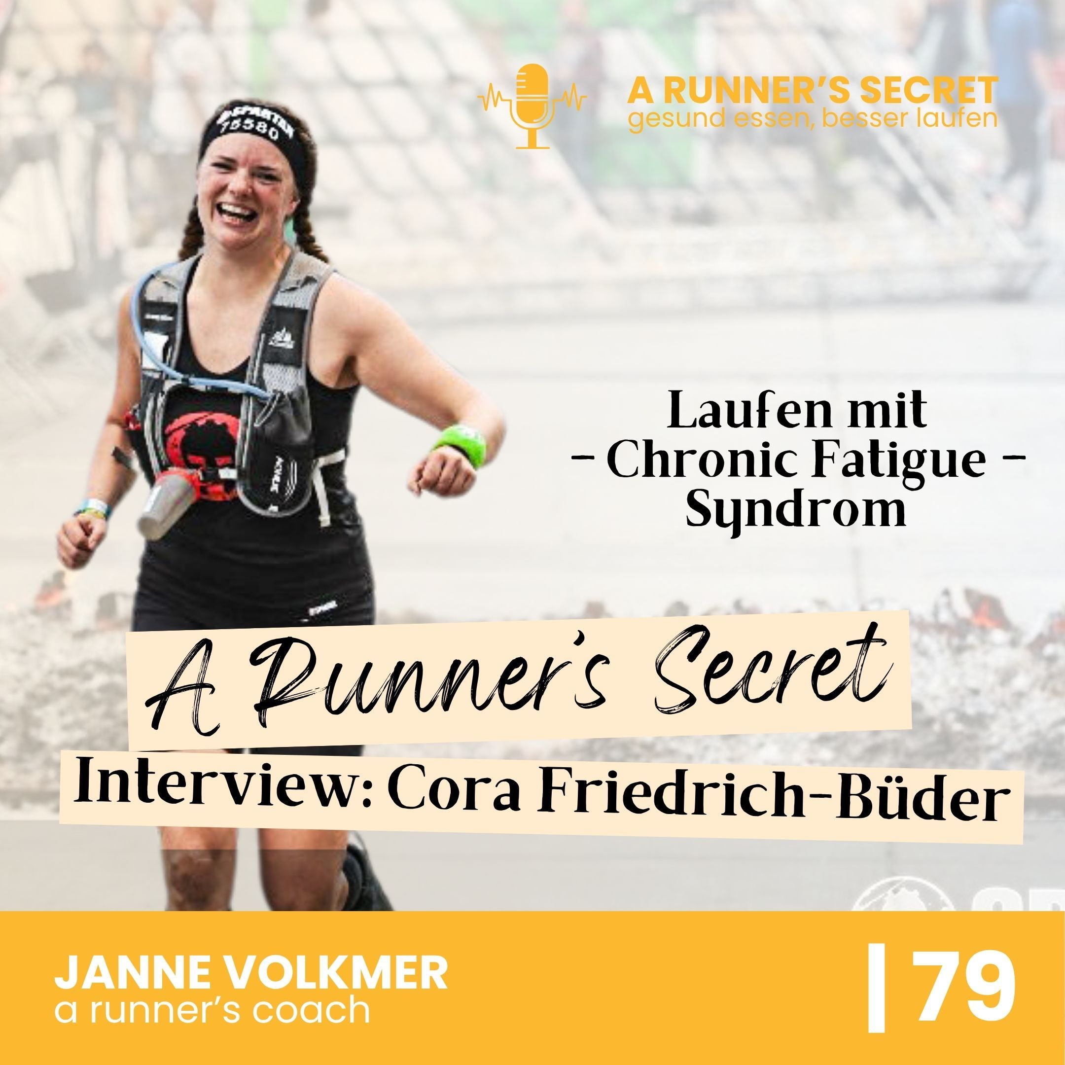 79 | A Runner's Secret: Interview mit Cora Friedrich-Büder - Laufen mit Chronic Fatigue Syndrom