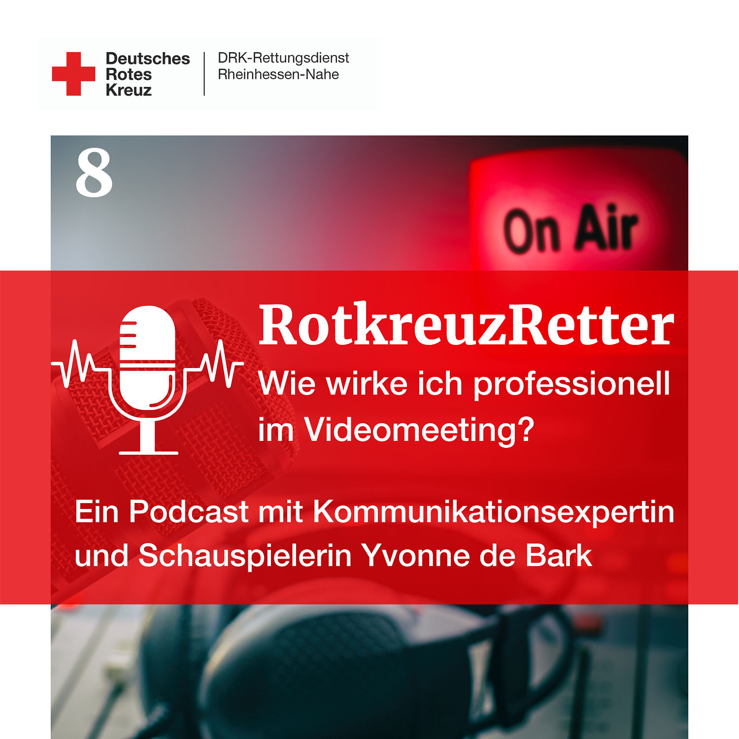 8. Rotkreuzretter - Professioneller Auftritt in der Videokonferenz mit Yvonne de Bark