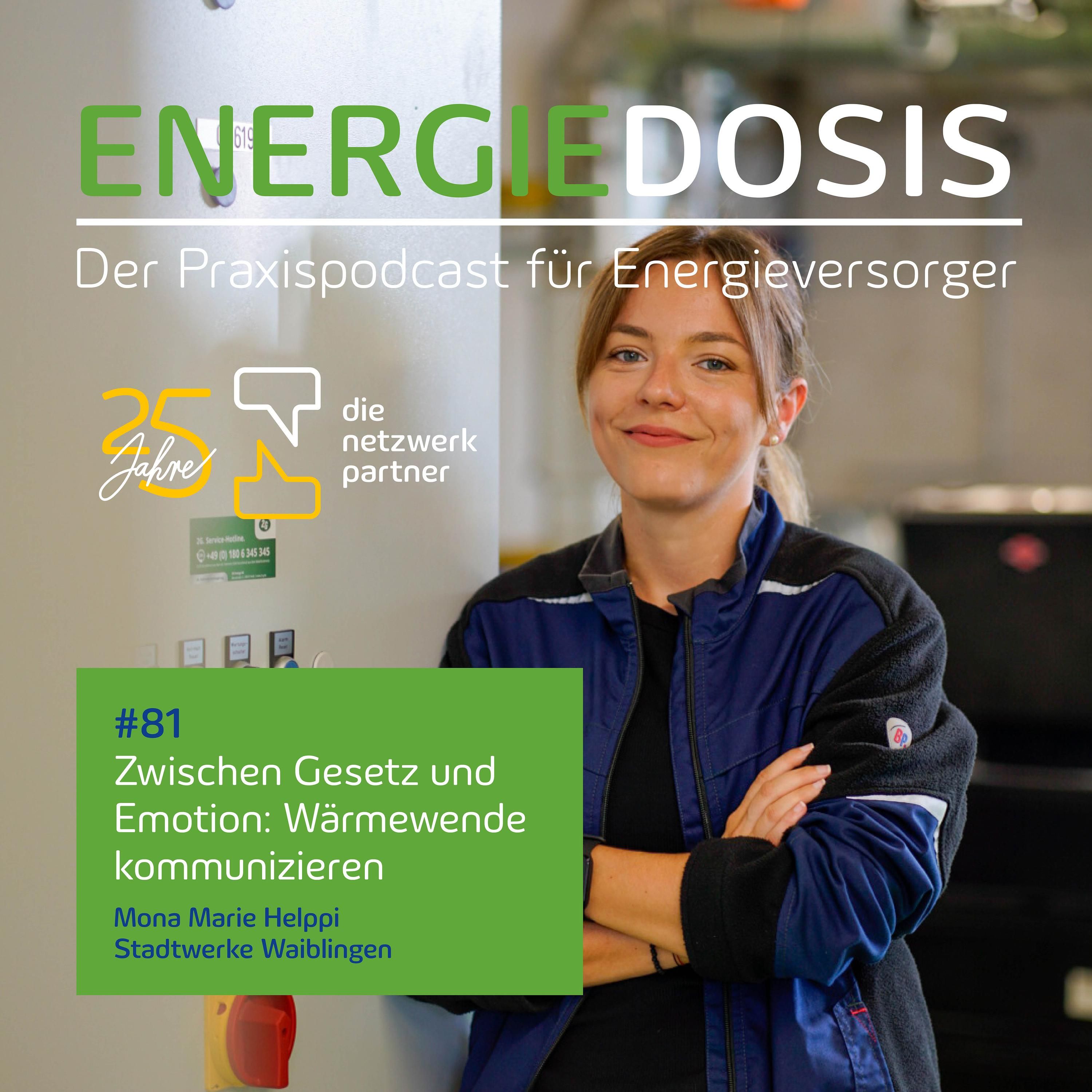 81: Zwischen Gesetz und Emotion: Wärmewende kommunizieren – mit Mona Marie Helppi, Stadtwerke Waiblingen