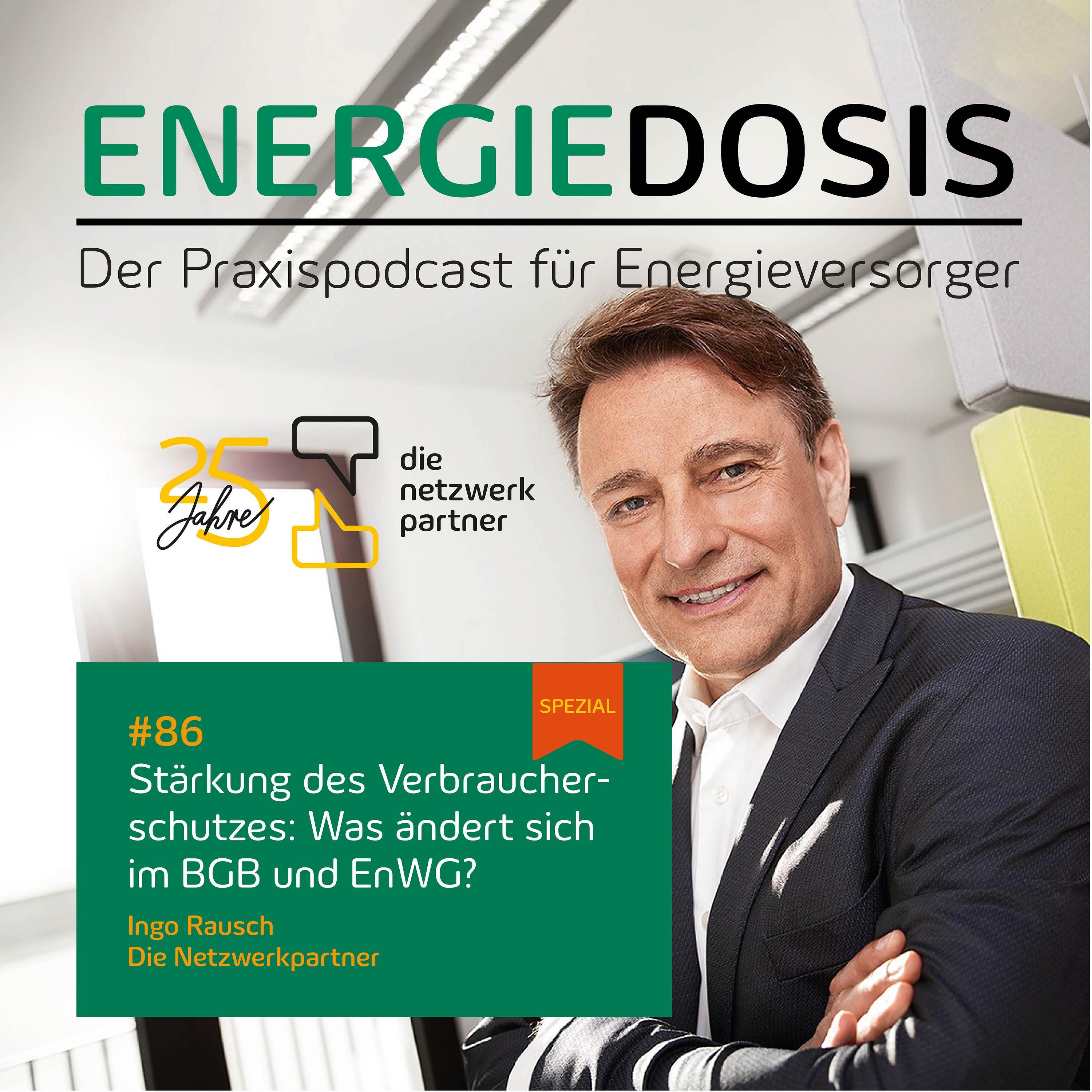 86: Stärkung des Verbraucherschutzes: Was ändert sich im BGB und EnWG? – Ingo Rausch, Die Netzwerkpartner (Spezial)