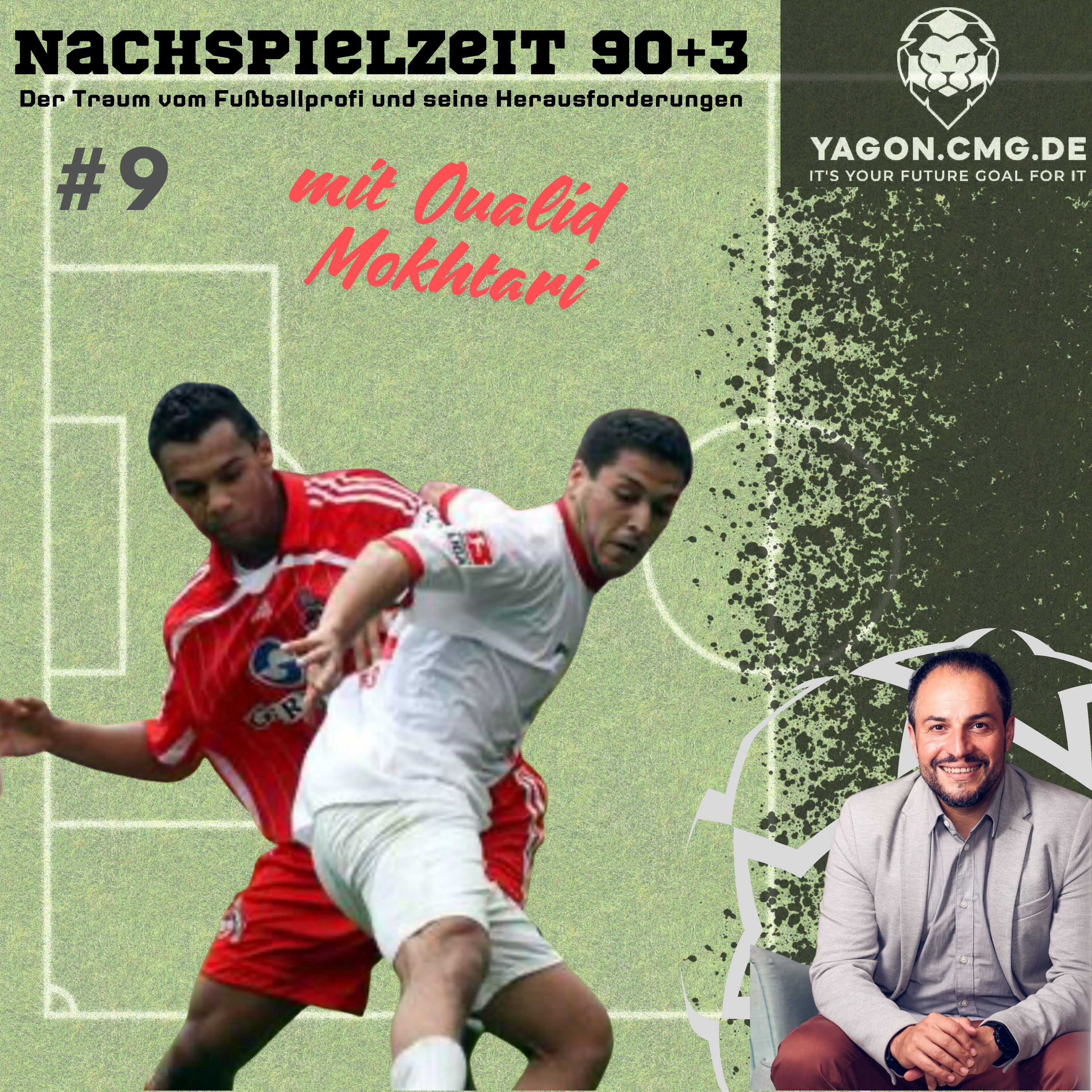 #9 I Oualid Mokhtari ehemaliger Fußballprofi von Jahn Regensburg, Kickers Offenbach, Wehen Wiesbaden - Vom Straßenfußballer zum Profi