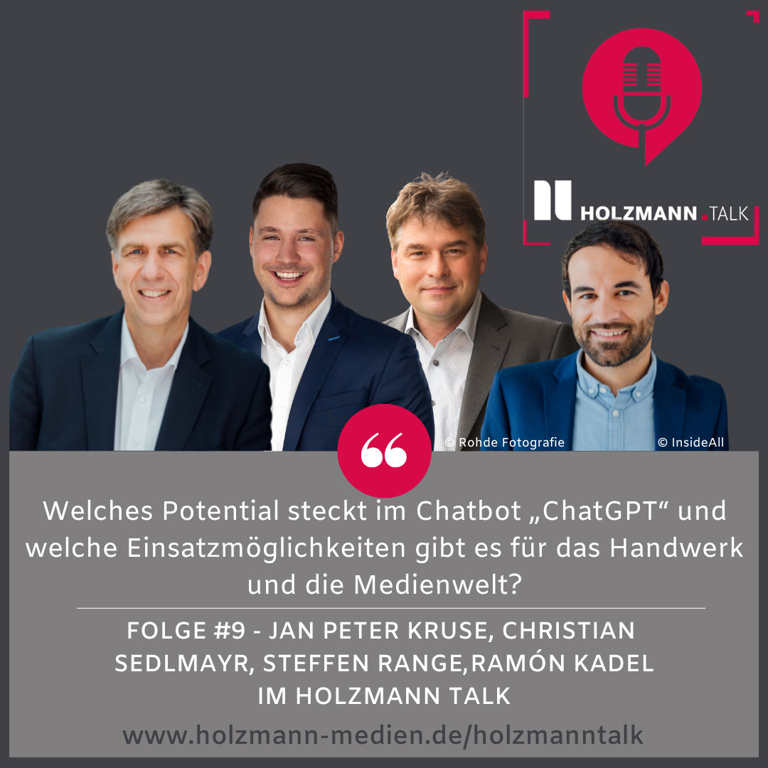 #9 Ramón Kadel & Christian Sedlmayr, welche Chancen bietet der Chatbot ChatGPT für das Handwerk und die Medienwelt?