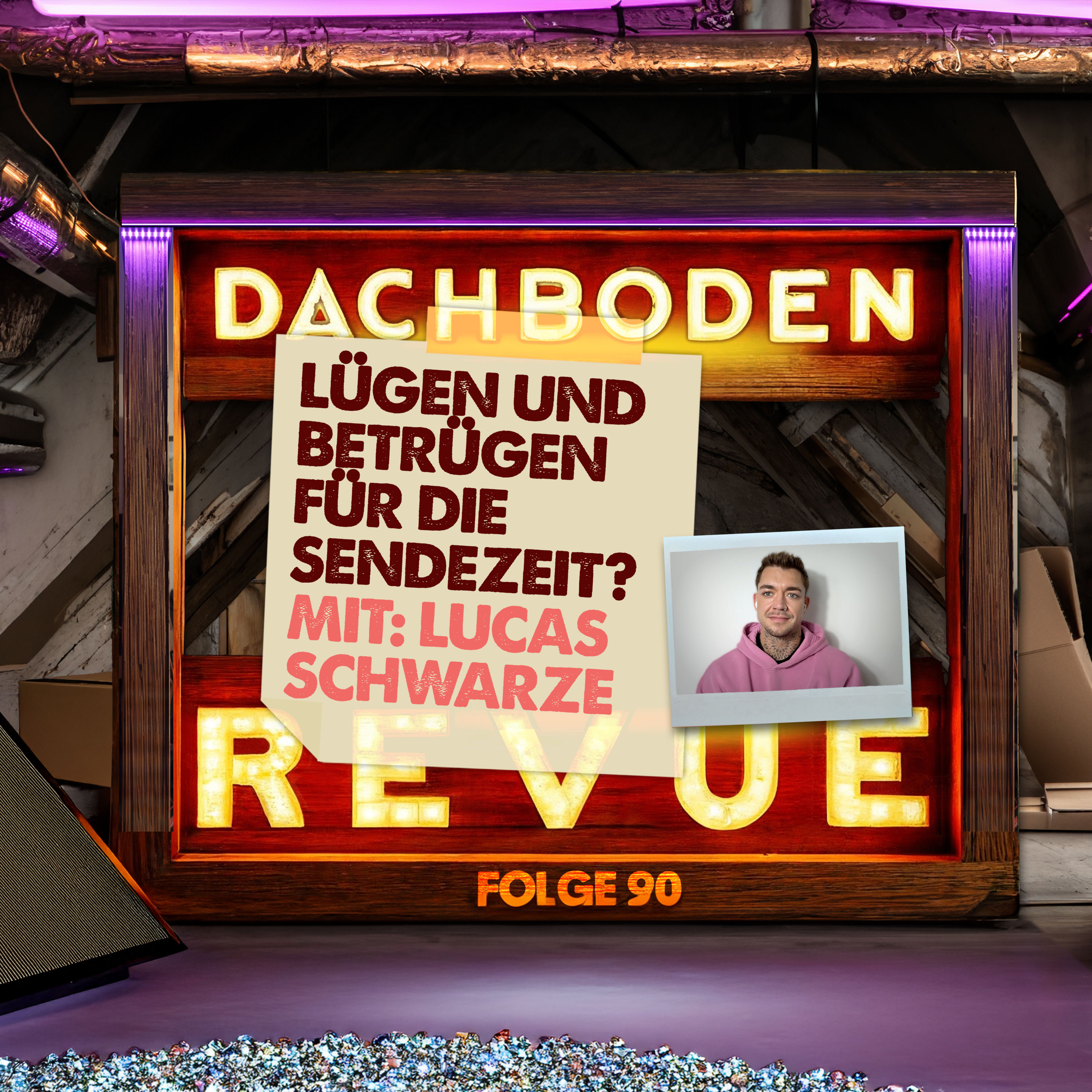 #90, Lügen und Betrügen für die Sendezeit? Mit: Lucas Schwarze (The Power)