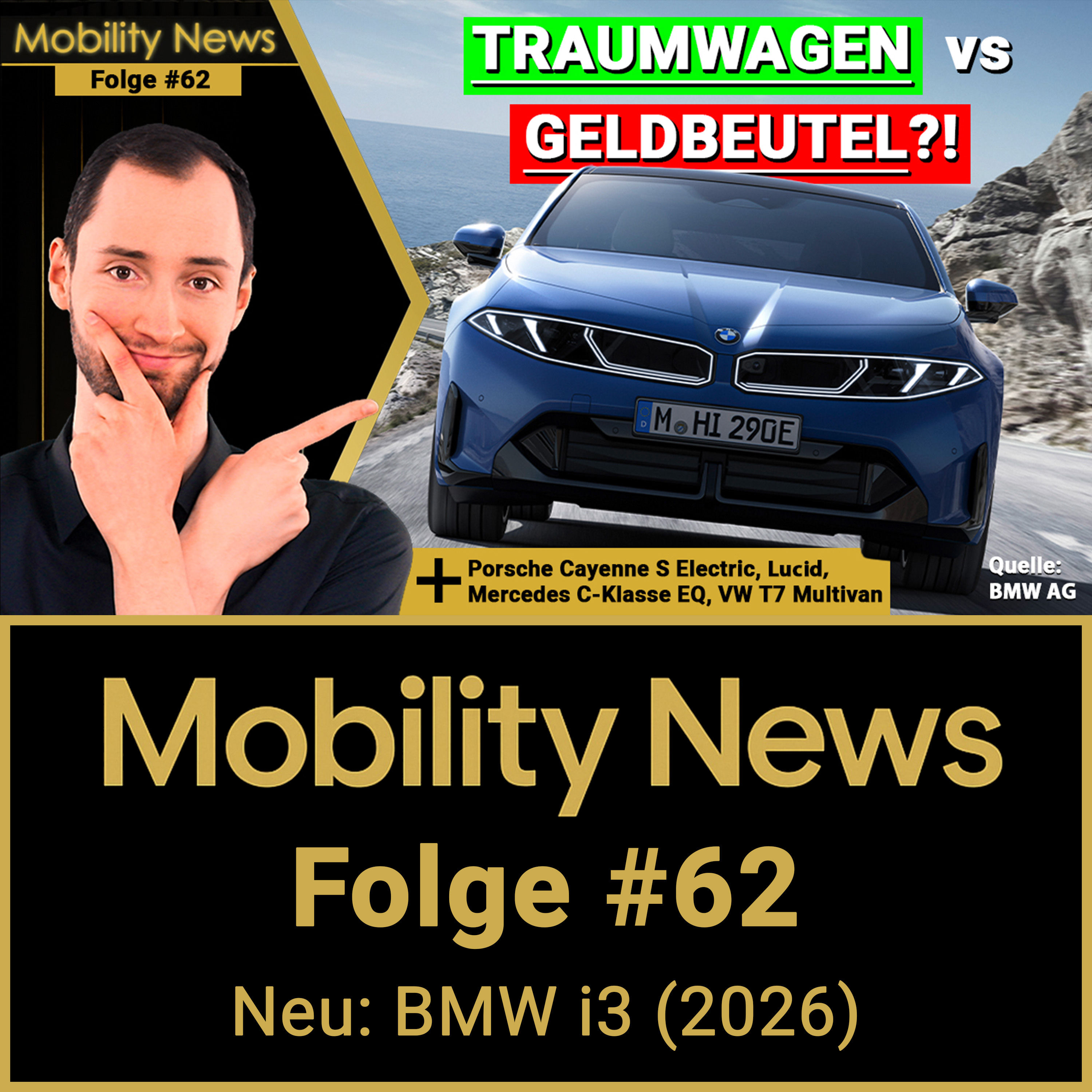900 KM REICHWEITE?! BMW greift mit dem i3 (2026) jetzt richtig an! | Mobility News #62
