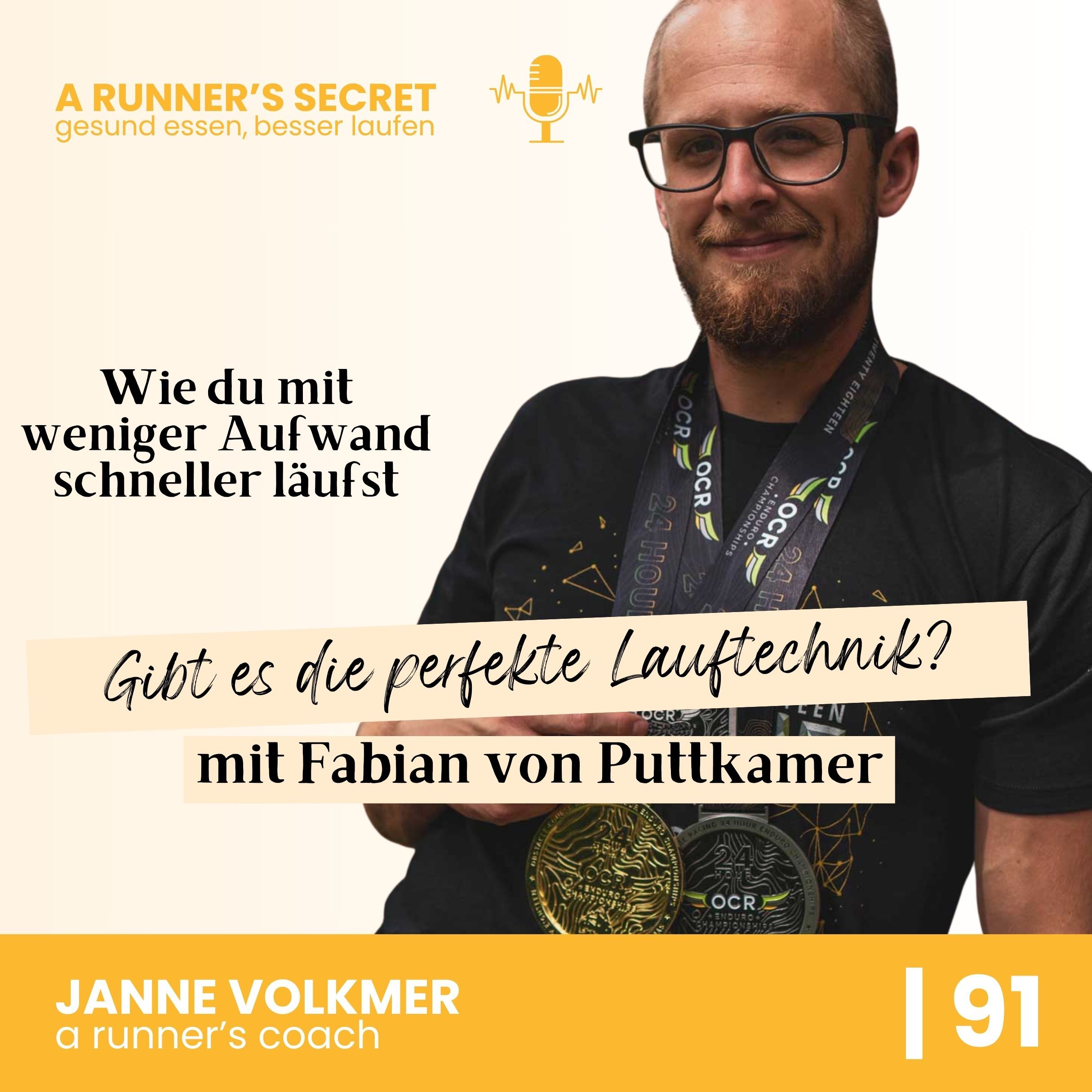 91 | Gibt es die perfekte Lauftechnik? Interview mit Fabian von Puttkamer (Teil 1/2)
