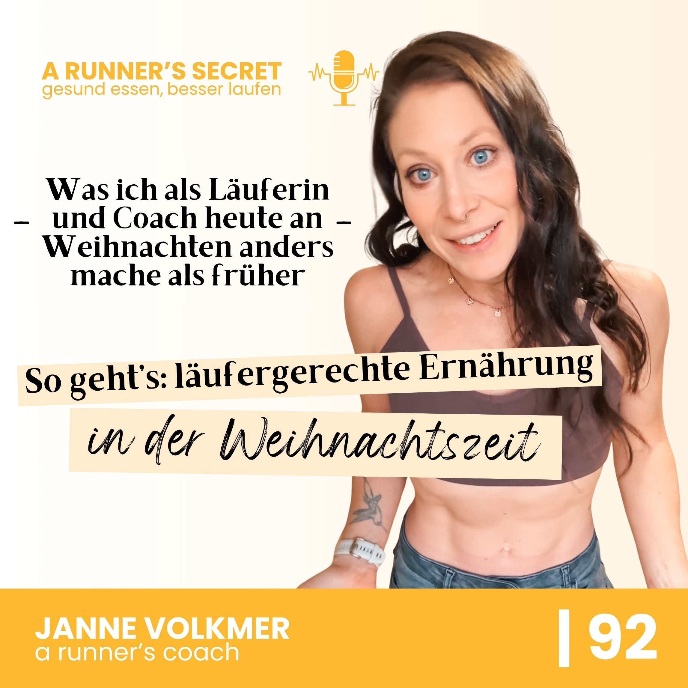 92 | Läufergerechte Ernährung an Weihnachten: Was ich als Läuferin und Sporternährungs-Coach heute anders mache als früher