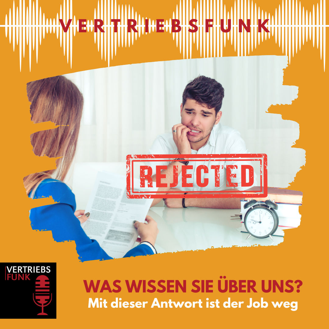 #921 - Was wissen Sie über uns? Mit dieser Antwort ist der Job weg