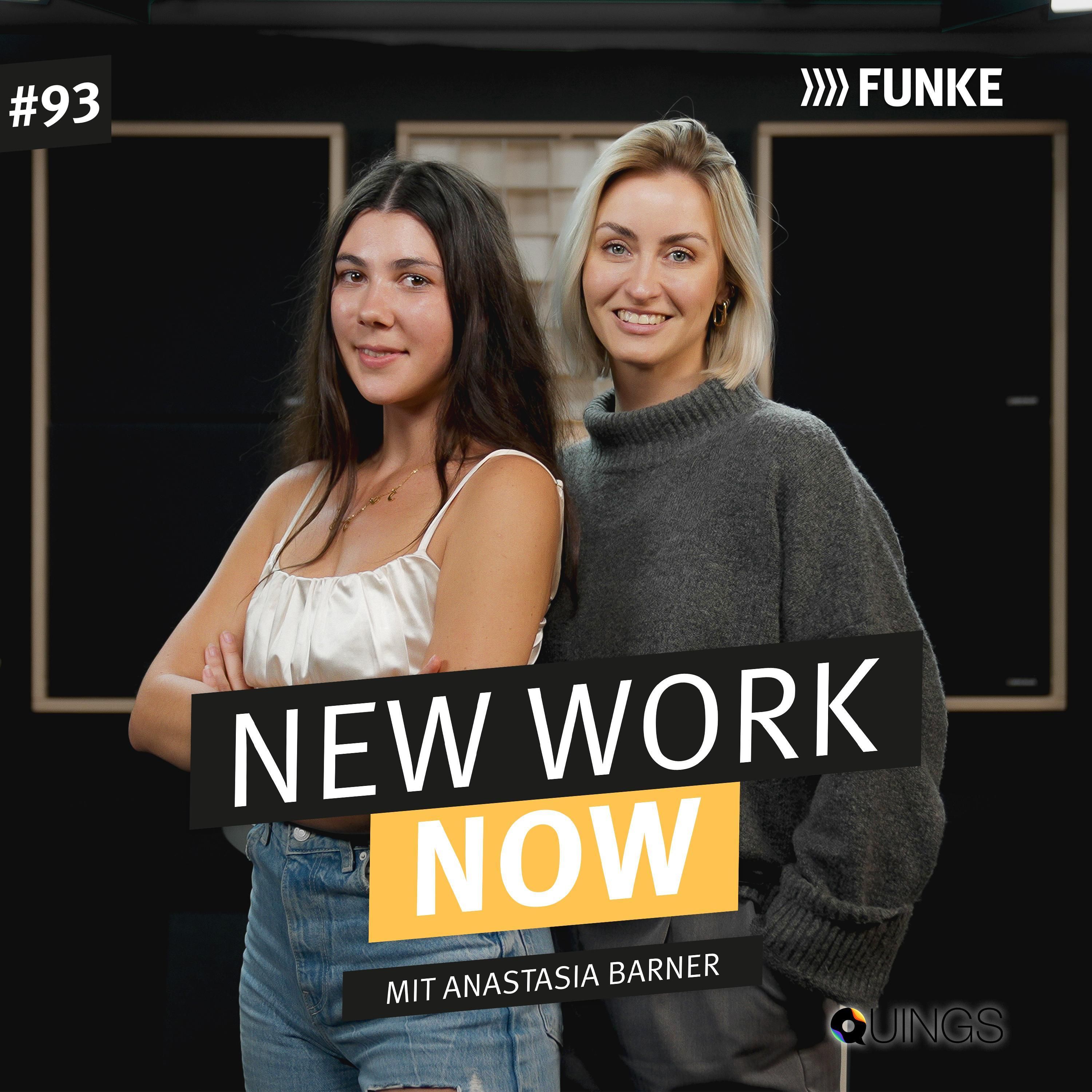 #93 Anastasia Barner| Über Reverse-Mentoring, die Realität des Gründens und die beruflichen Wünsche der Gen Z