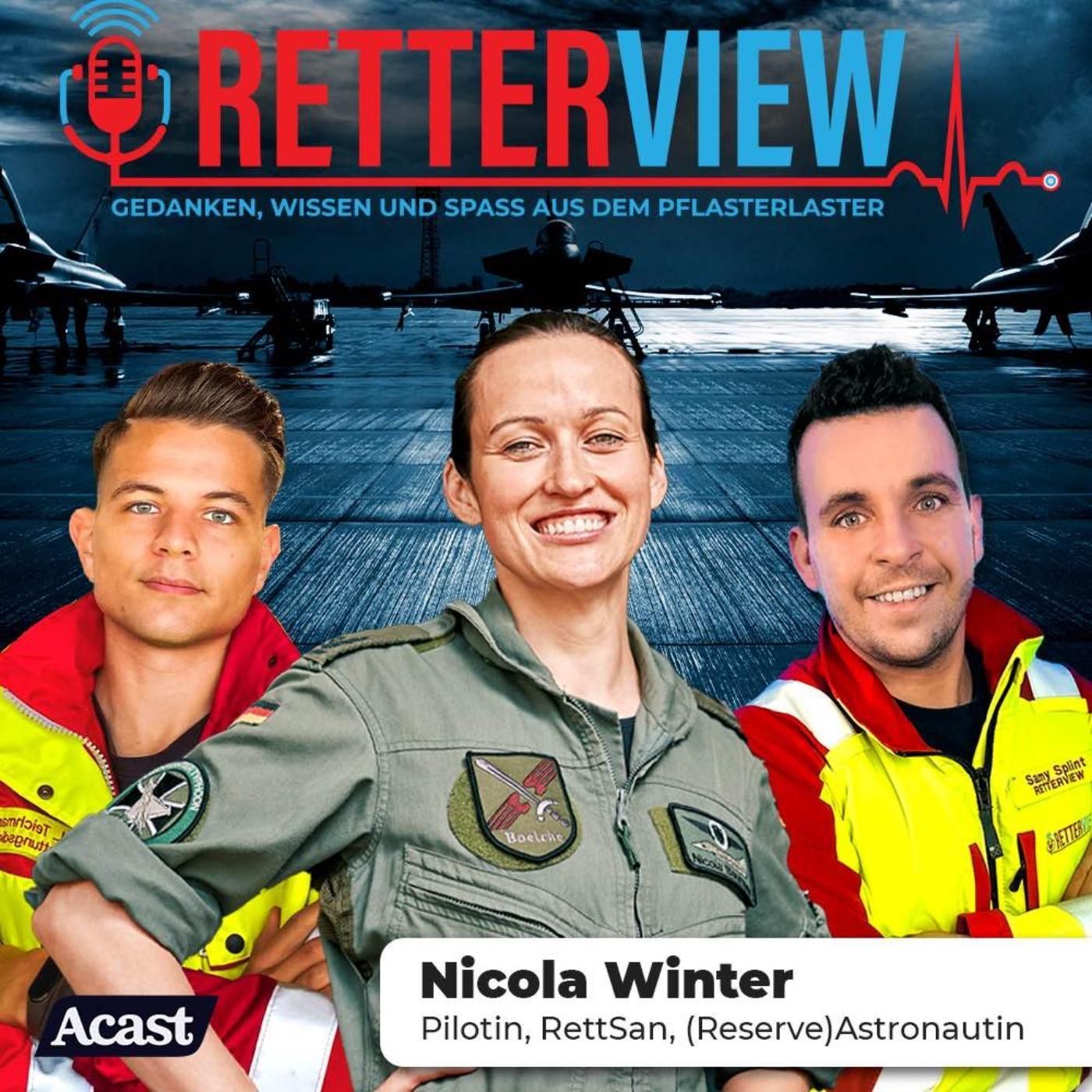 #95 - Kampfjetpilot, RettSan & Astronautin in Reserve: zu Gast Nicola Winter
