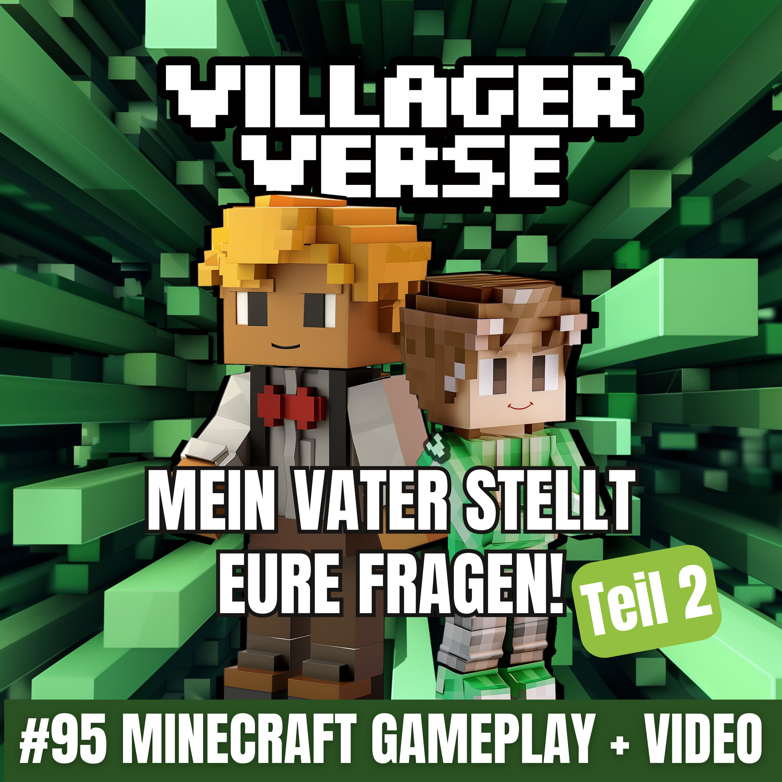 #95 🧑🏻👱🏾‍♂️ Mein Vater stellt eure Fragen (Monsterfarm) Teil 2 | Minecraft