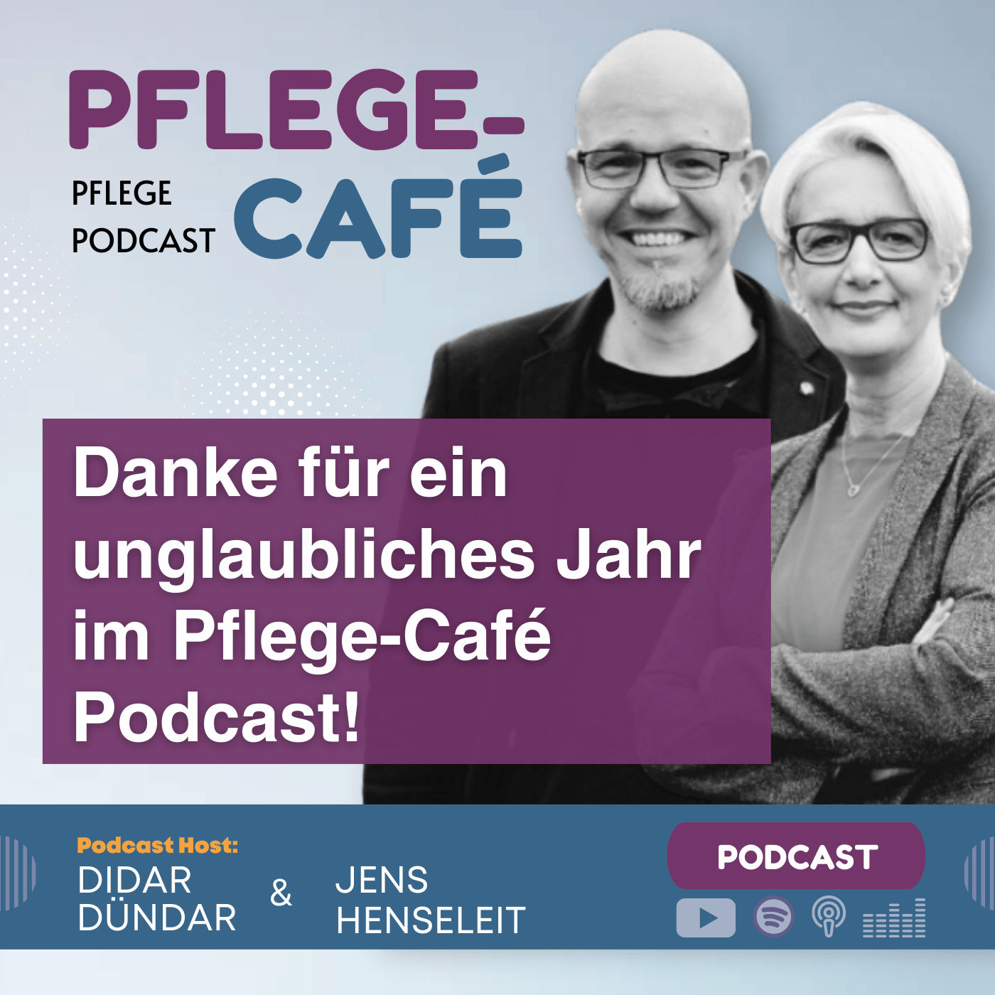 Danke für ein unglaubliches Jahr im Pflege-Café Podcast!