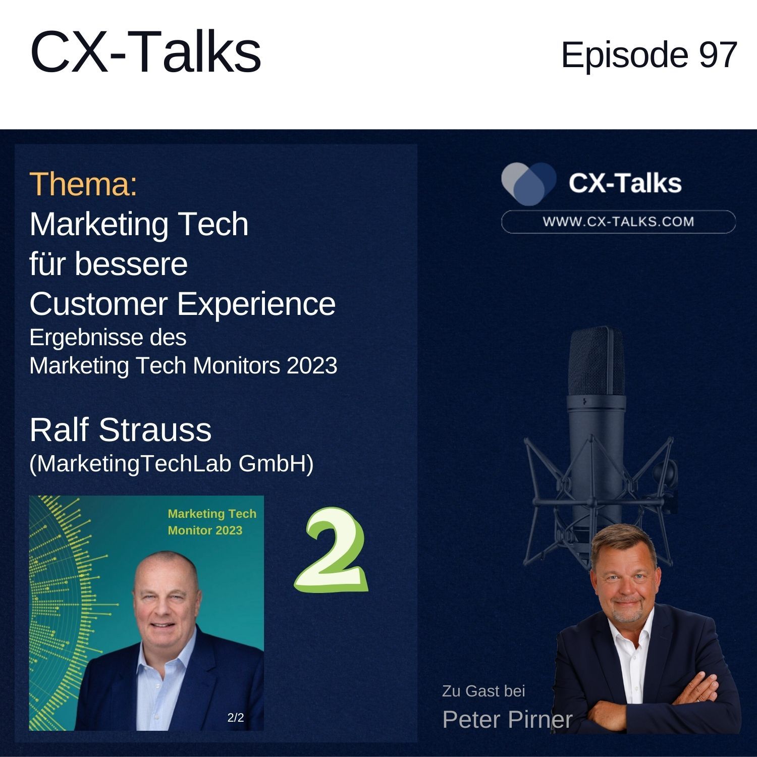 #97 MarTech für bessere Customer Experience. Ralf Strauss bei Peter Pirner