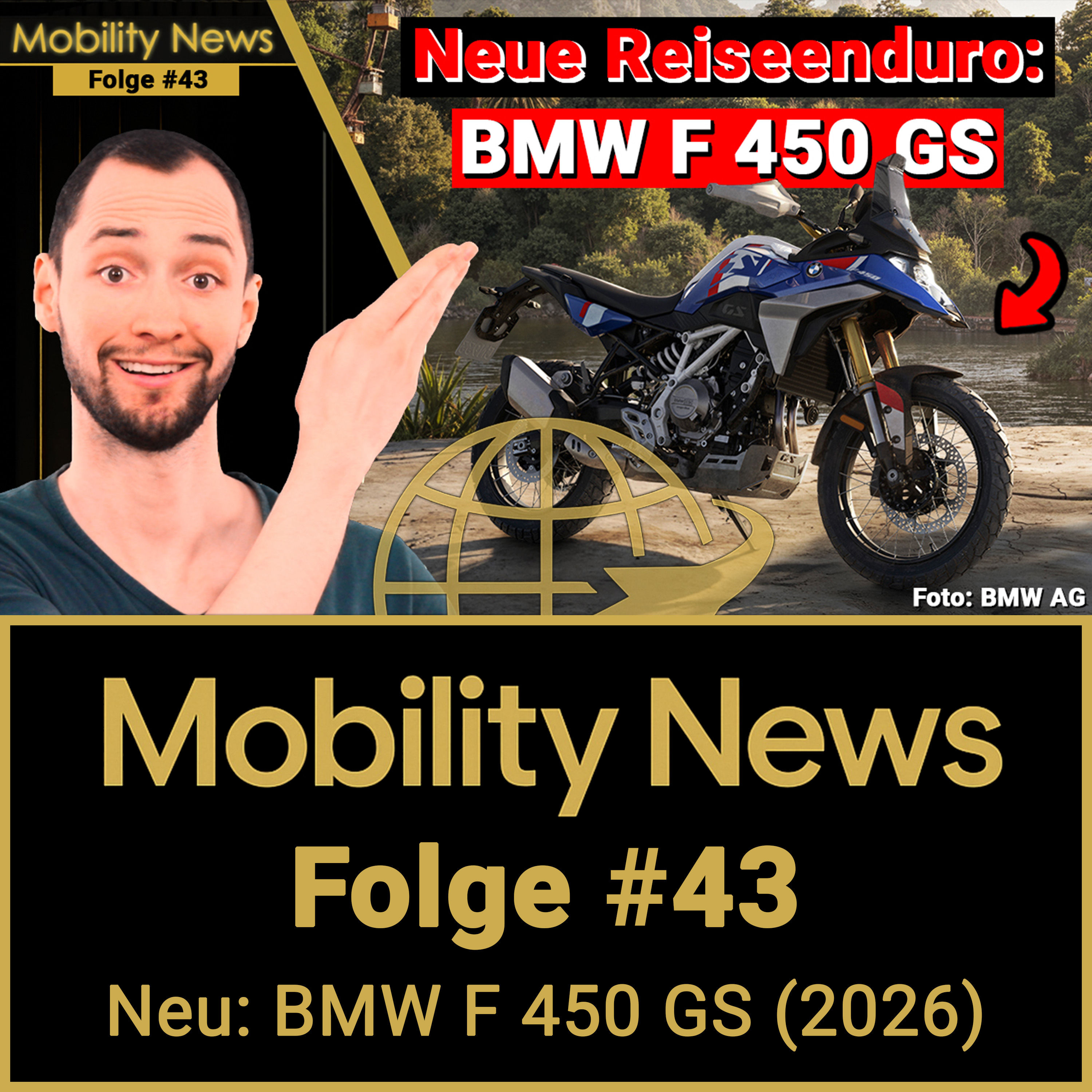 A2-Enduro mit Profi-Tricks: Die neue BMW F 450 GS: Was taugt der Newcomer? | Mobility News #43