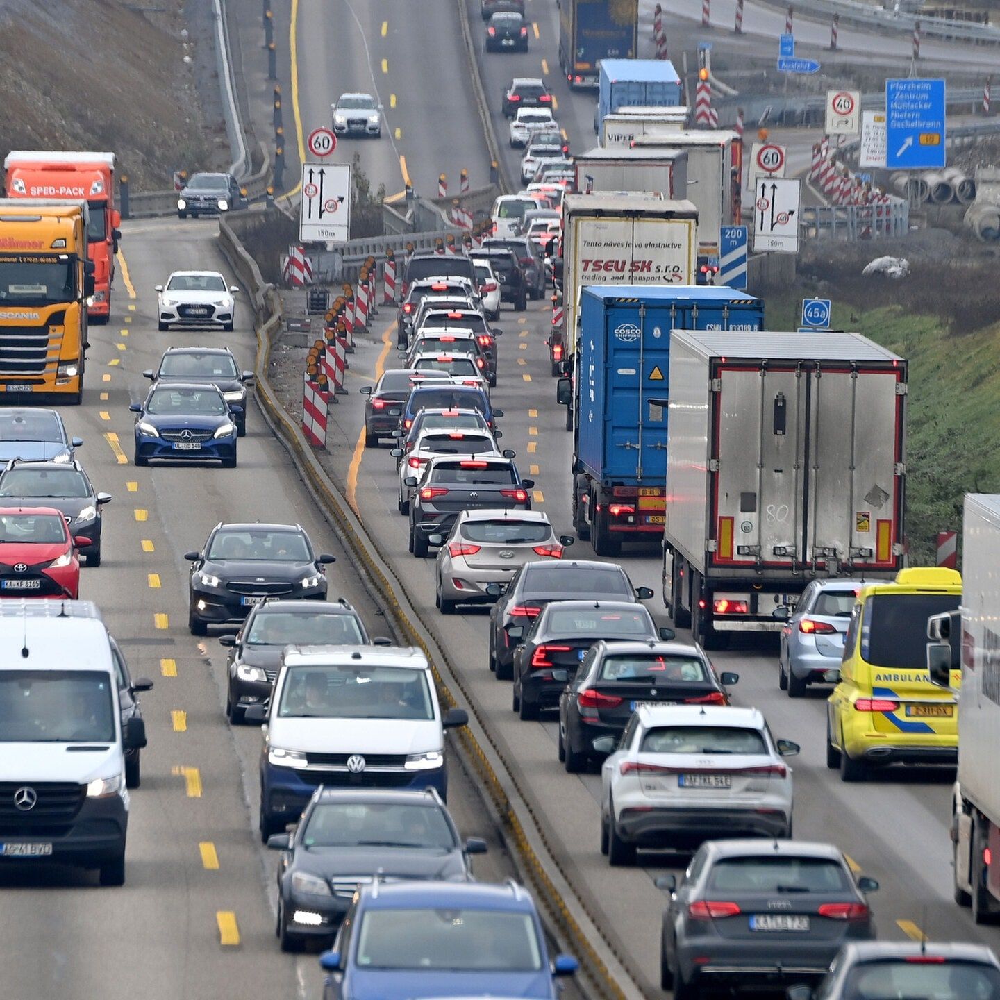 A8 bei Pforzheim: Sicherer, schneller, weniger Lärm
