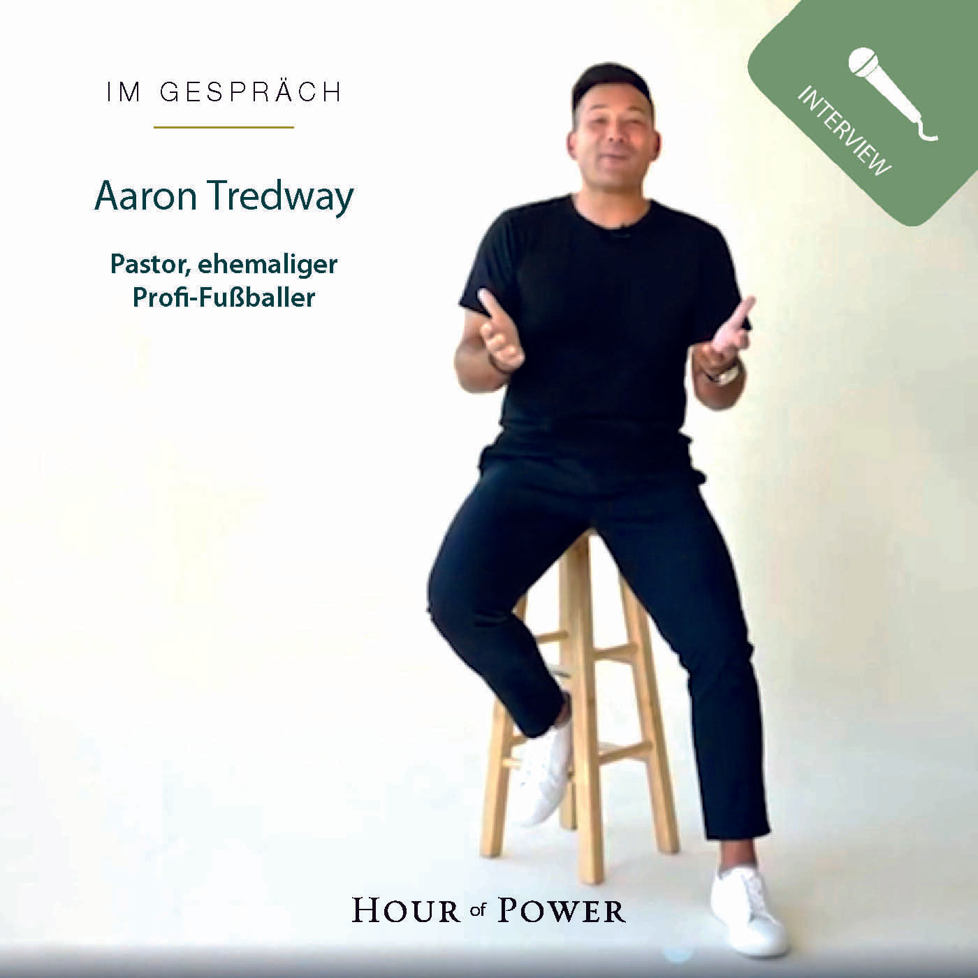 Aaron Tredway (Pastor, ehemaliger Profi-Fußballer) im Gespräch mit Bobby Schuller