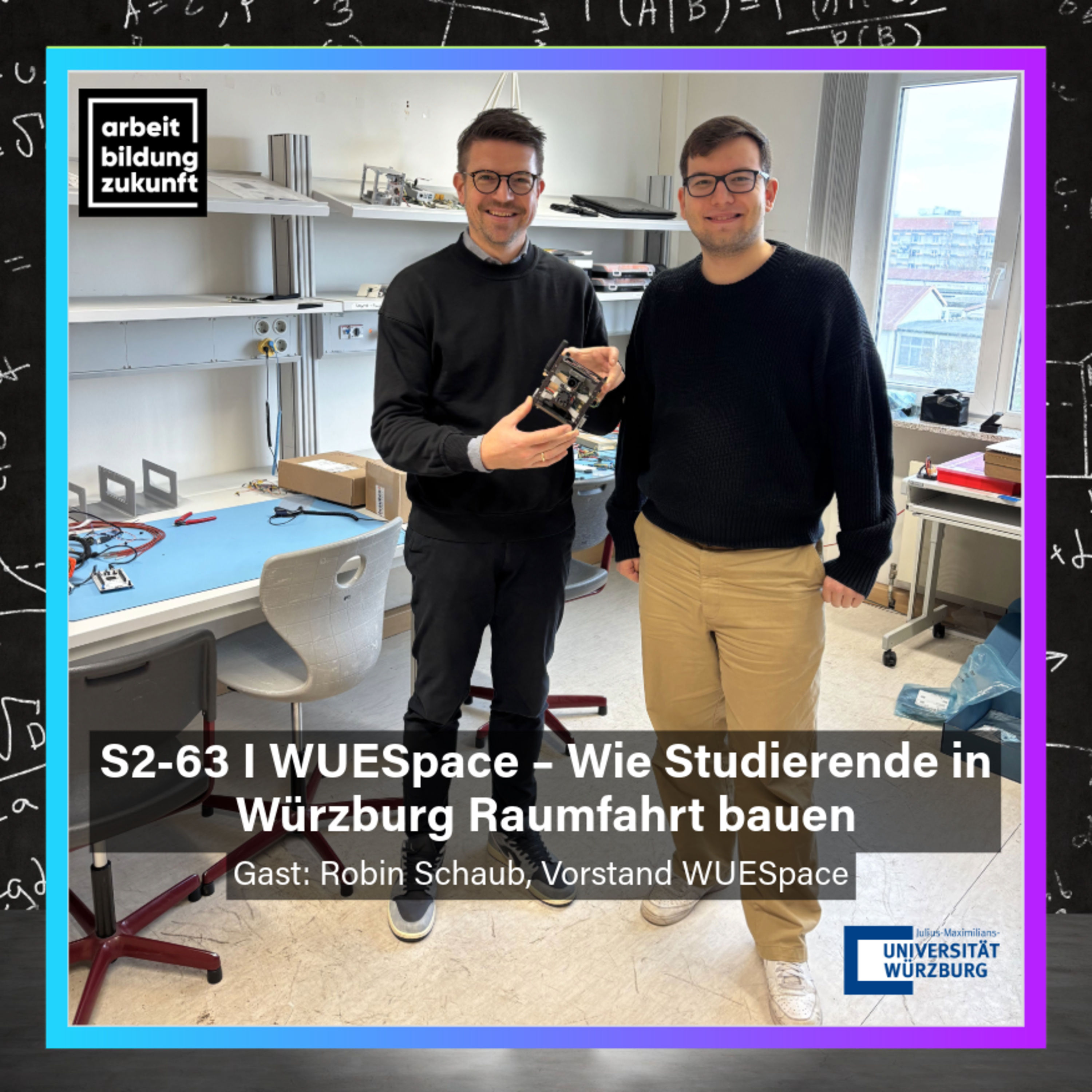 ABZ 02-63 Vom Hörsaal ins Weltall: Forschung, Praxis & Talente bei WüSpace e.V.