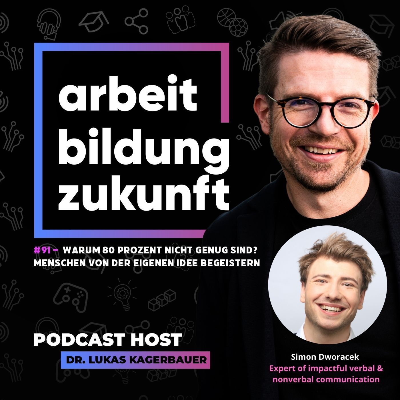 #ABZ 91 – Warum 80 Prozent nicht genug sind? Menschen von der eigenen Idee begeistern – mit Simon Dworaczek, Czipin