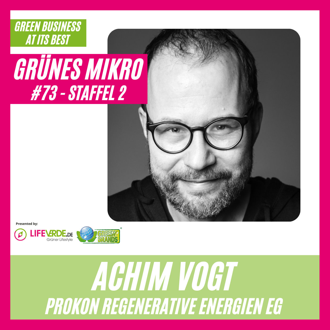 Achim Vogt - Vertriebskoordinator Prokon regenerative Energien Genossenschaft