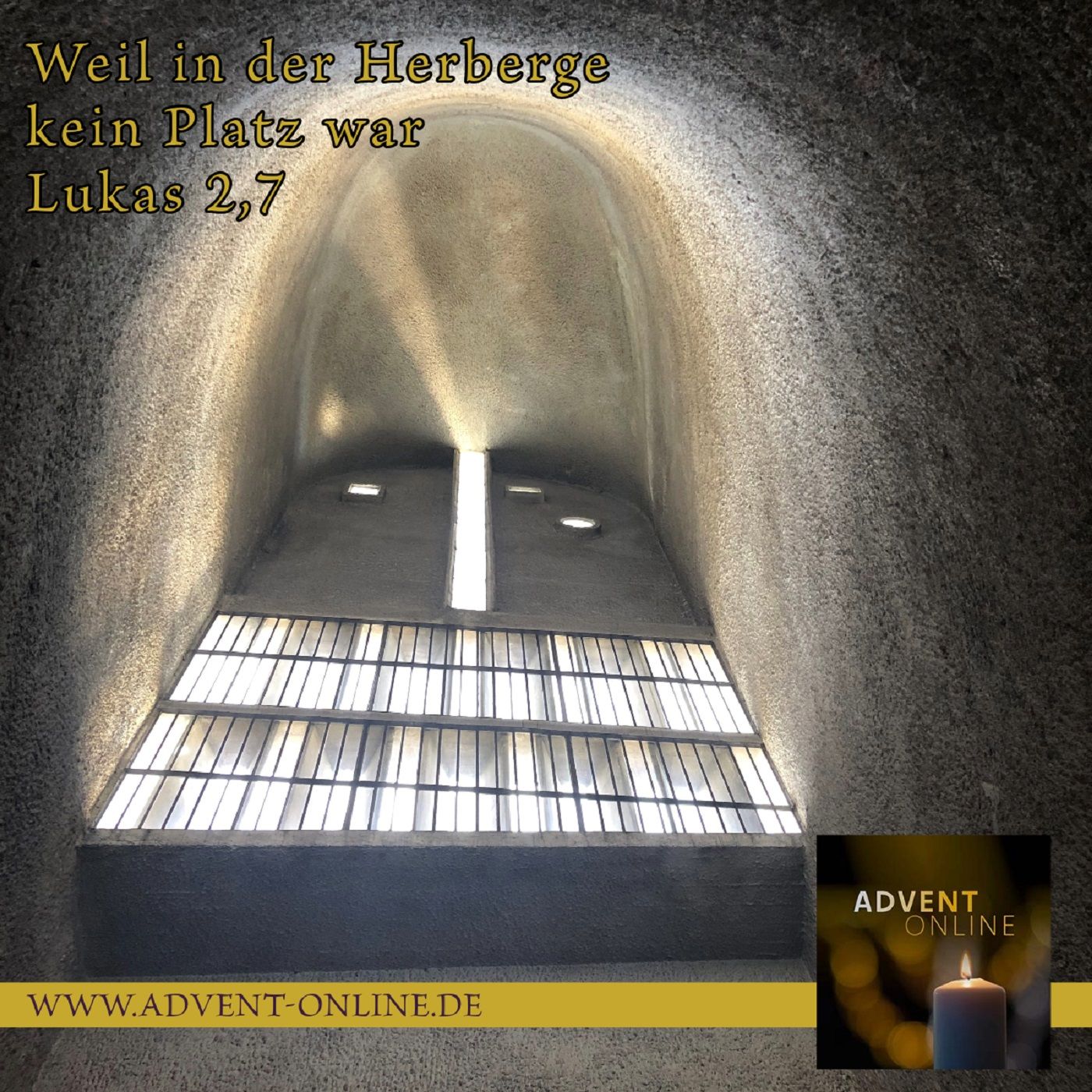 Advent-Online 2023 - Weil in der Herberge kein Platz war