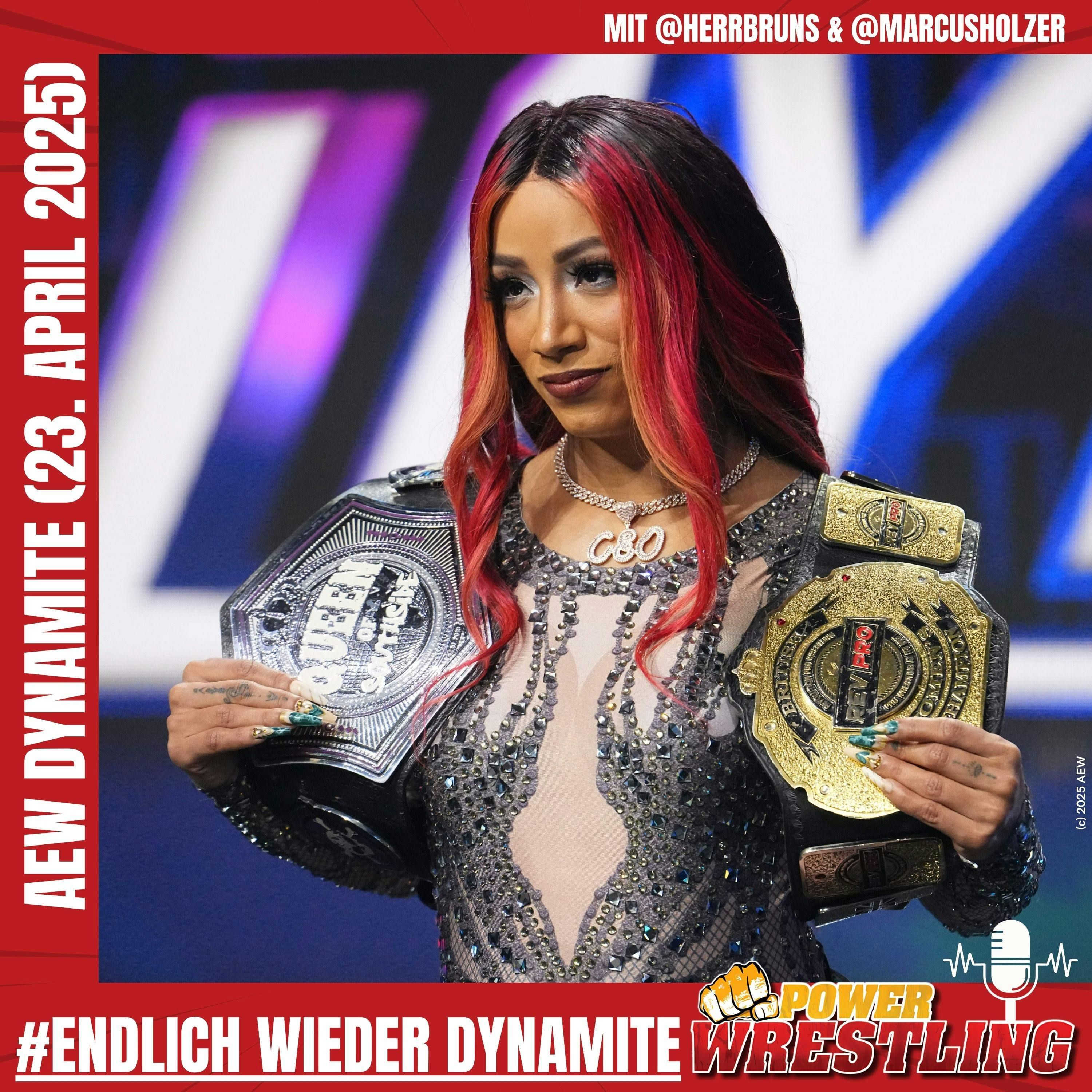 AEW Dynamite (23.4.25): Final-Gegnerin für Mercedes Moné fix! FTR plötzlich mit Manager! Legenden-Team zerstört!