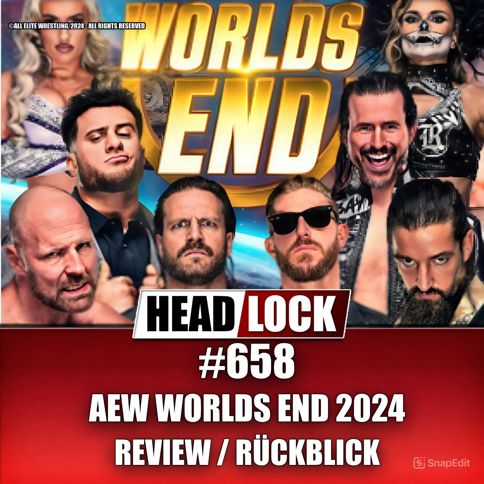 AEW Worlds End (REVIEW / RÜCKBLICK) - AEW-KNALL ZUM JAHRESENDE?