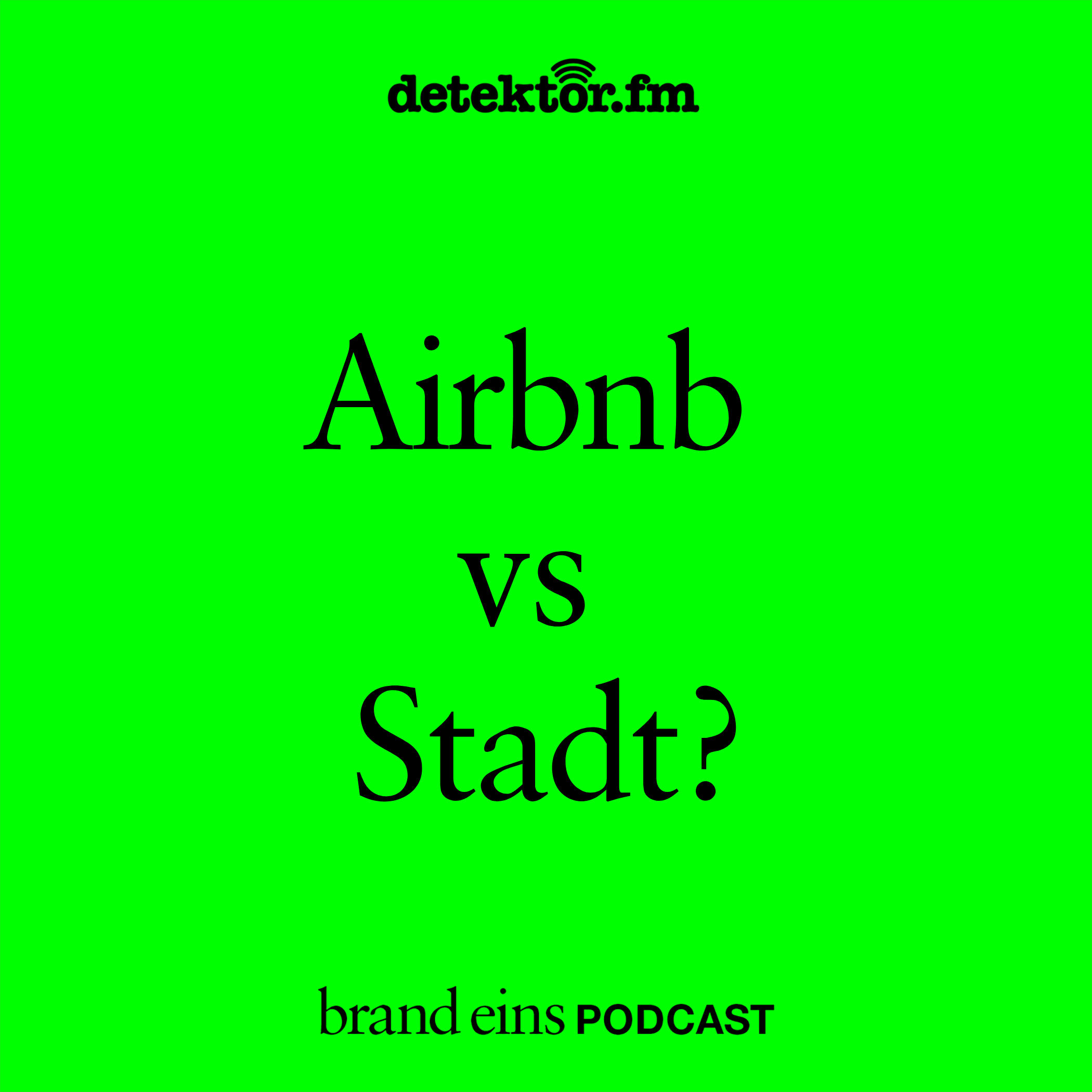 Airbnb vs. Stadt?