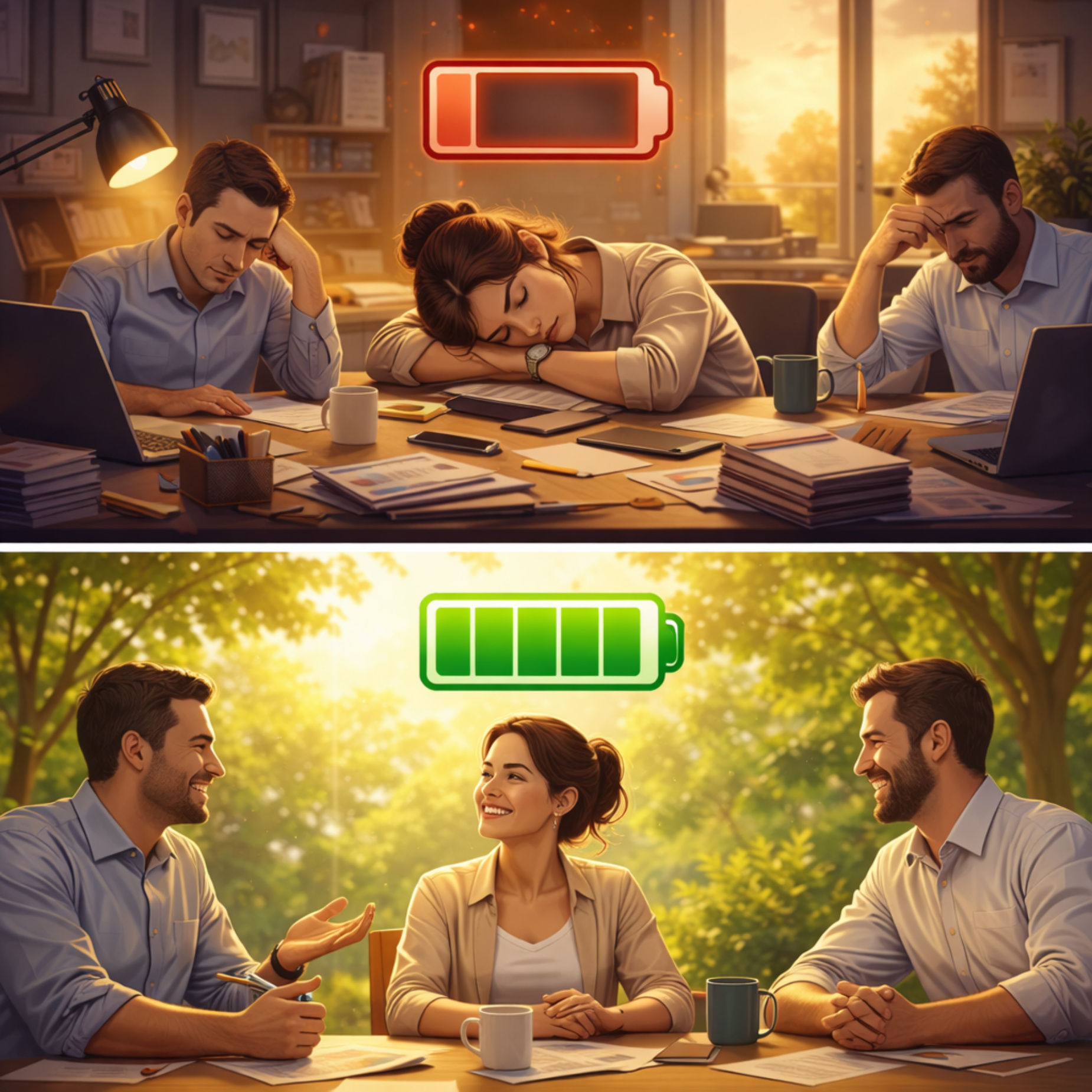 Akku leer? Raus aus der Burnout-Falle