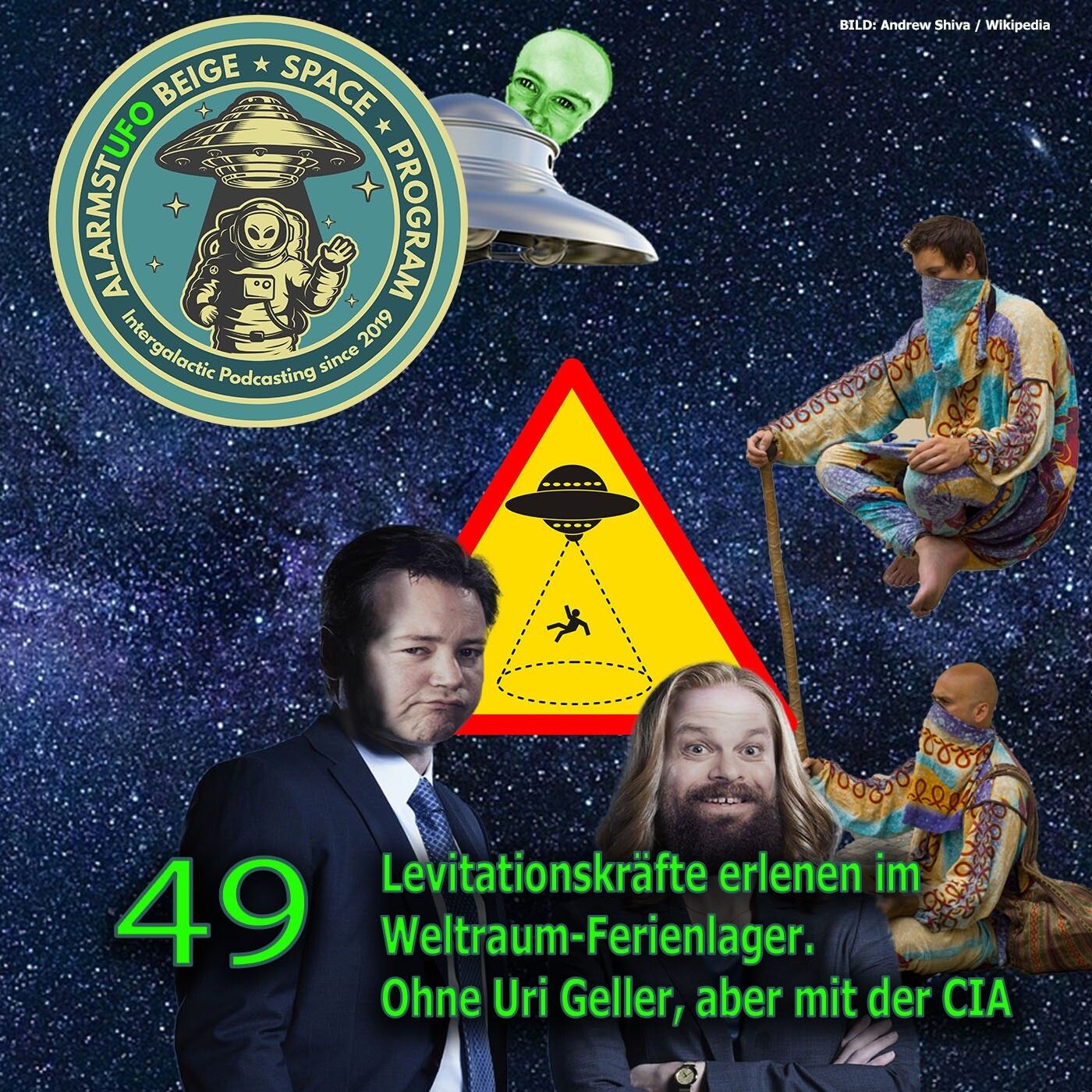 AlarmstUFO 49 - Levitationskräfte erlenen im Weltraum-Ferienlager. Ohne Uri Geller, aber mit der CIA