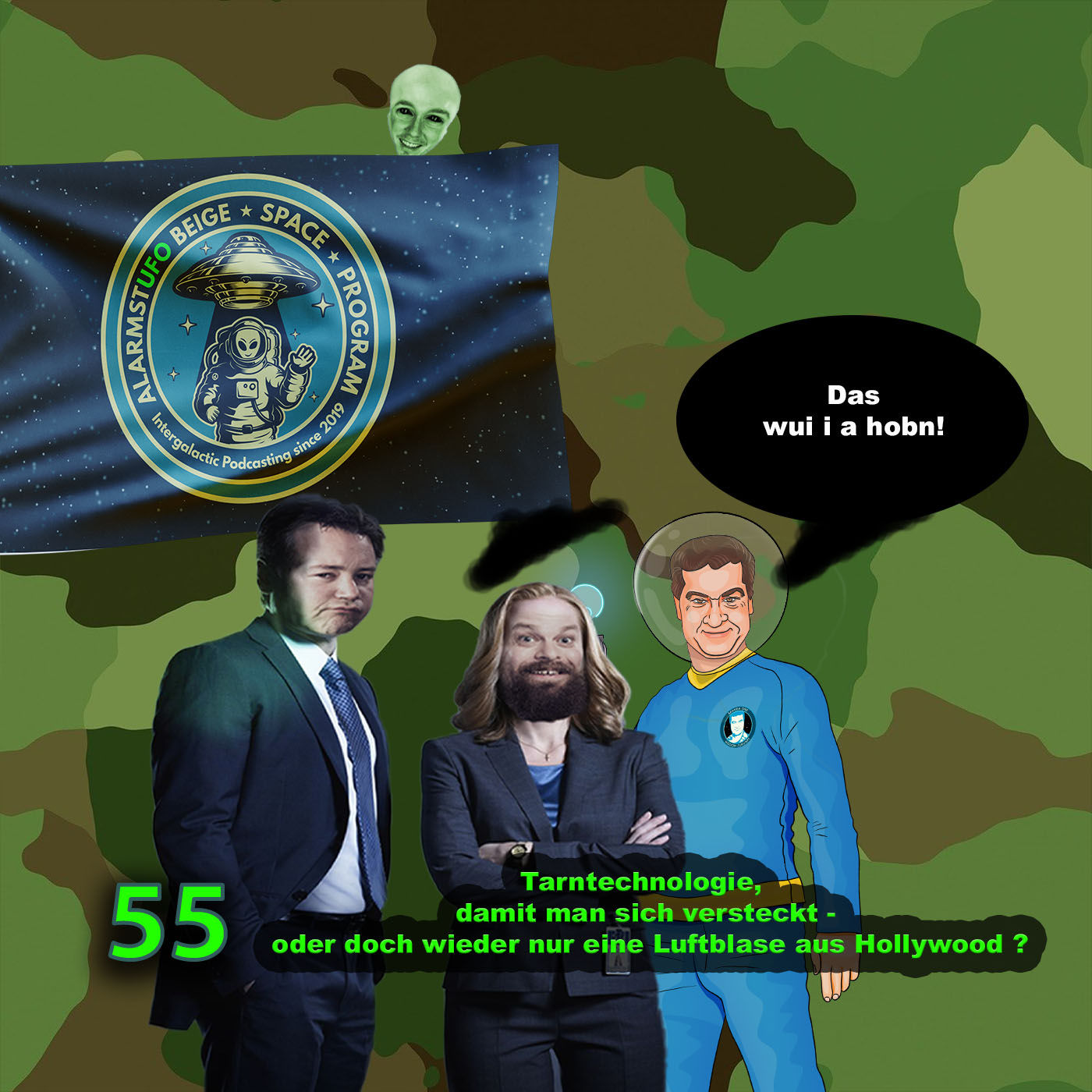 AlarmstUFO 55 - Tarntechnologie, damit man sich versteckt - oder doch wieder nur eine Luftblase aus Hollywood ?