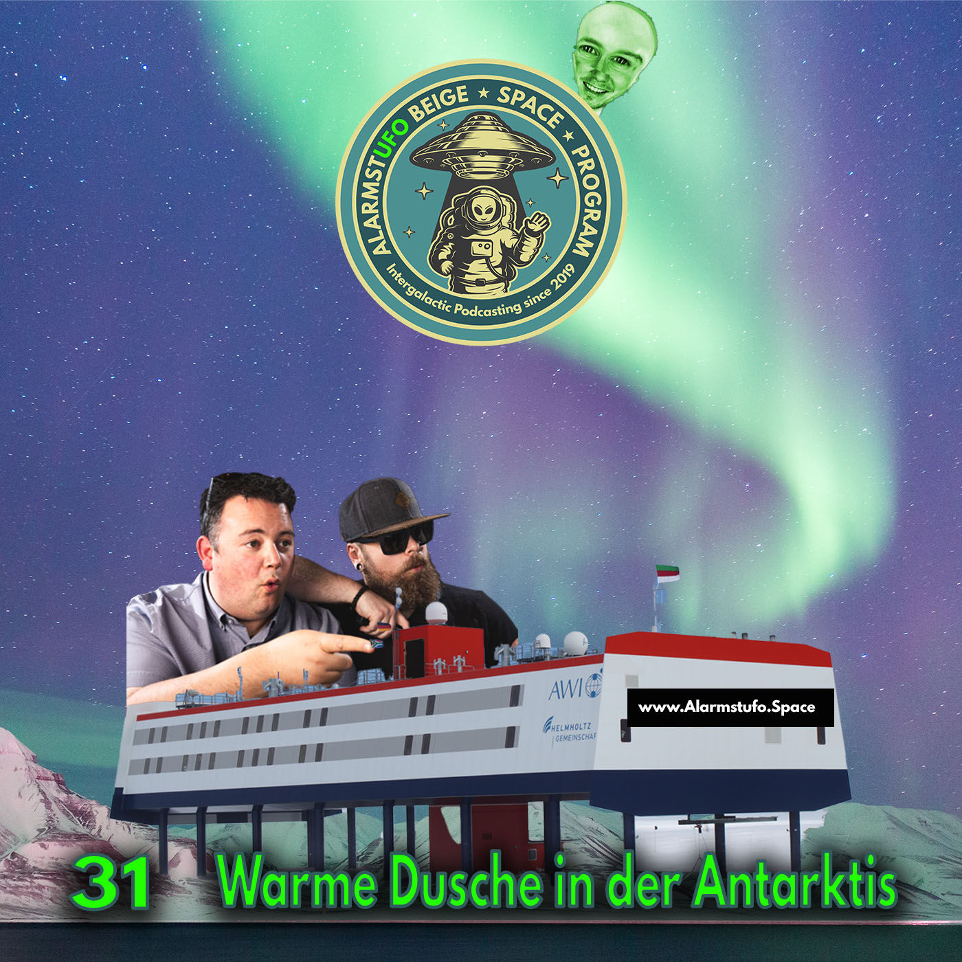 AlarmstUFO Beige Nr. 32 - Warme Dusche in der Antarktis