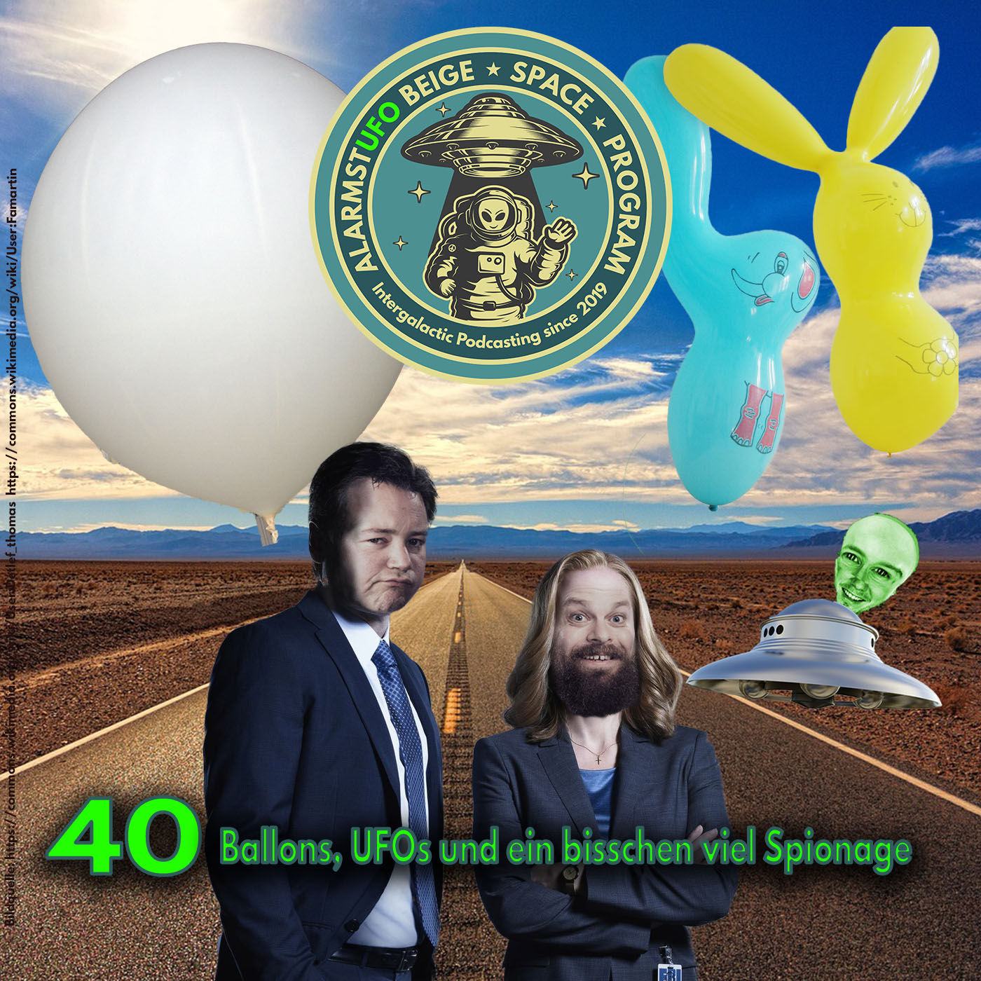 AlarmstUFO Beige Nr. 40 - Ballons, UFOs und ein bisschen viel Spionage