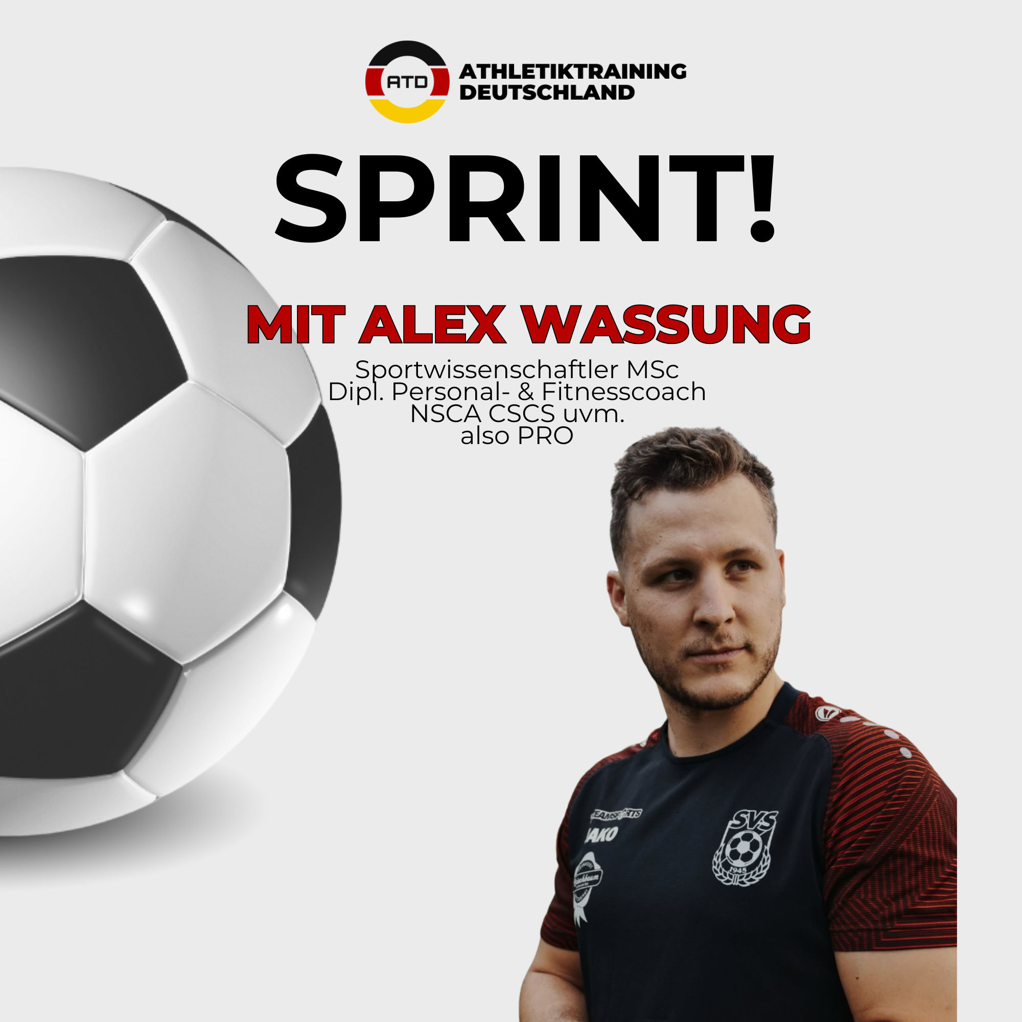 Alle Sprintfragen geklärt! - mit Alex Wassung (Athletiktrainer Ausbildung)