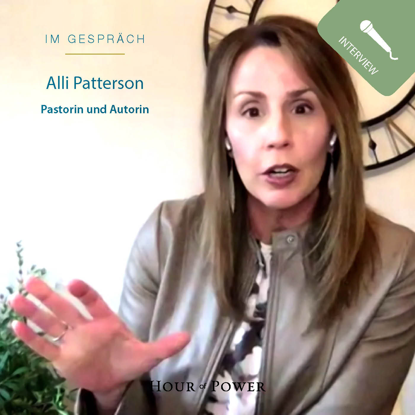 Alli Patterson (Pastorin und Autorin) im Gespräch mit Bobby Schuller