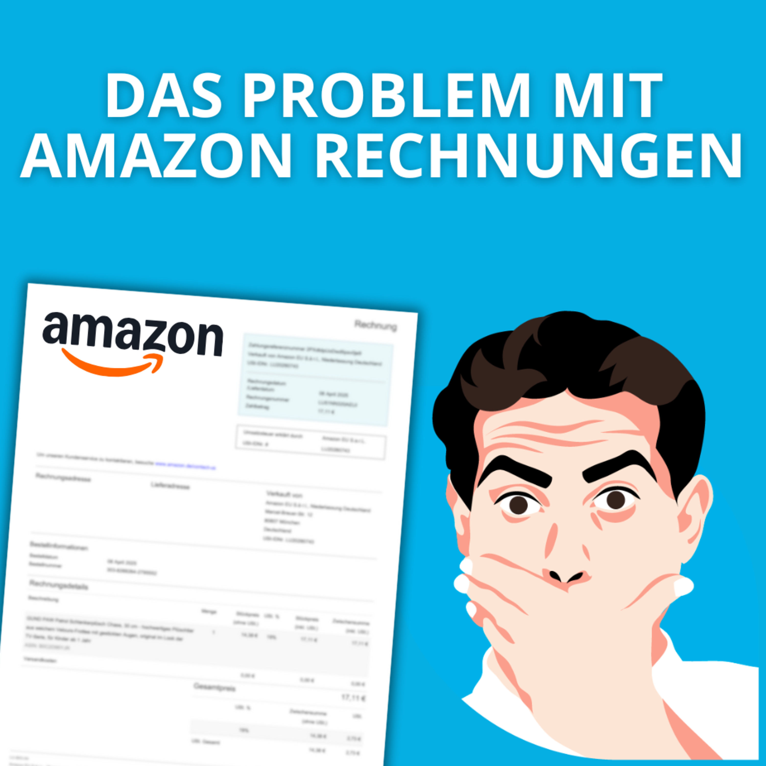 Amazon-Rechnungen in der Buchhaltung: So verlierst du hunderte Euro Umsatzsteuer!