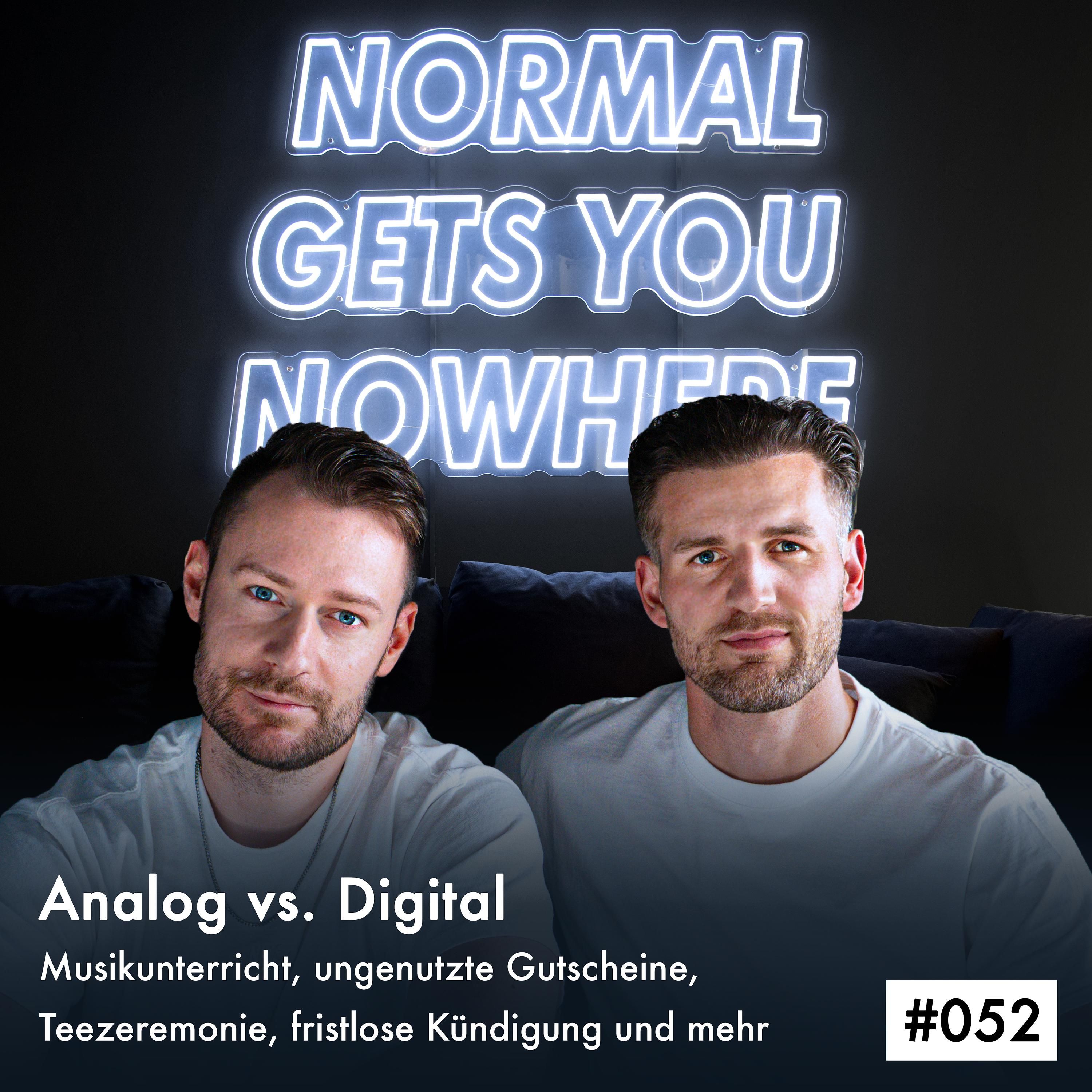 "Analog vs. Digital" - Folge #052 über Produkte, die irgendwann mal digitalisiert wurden